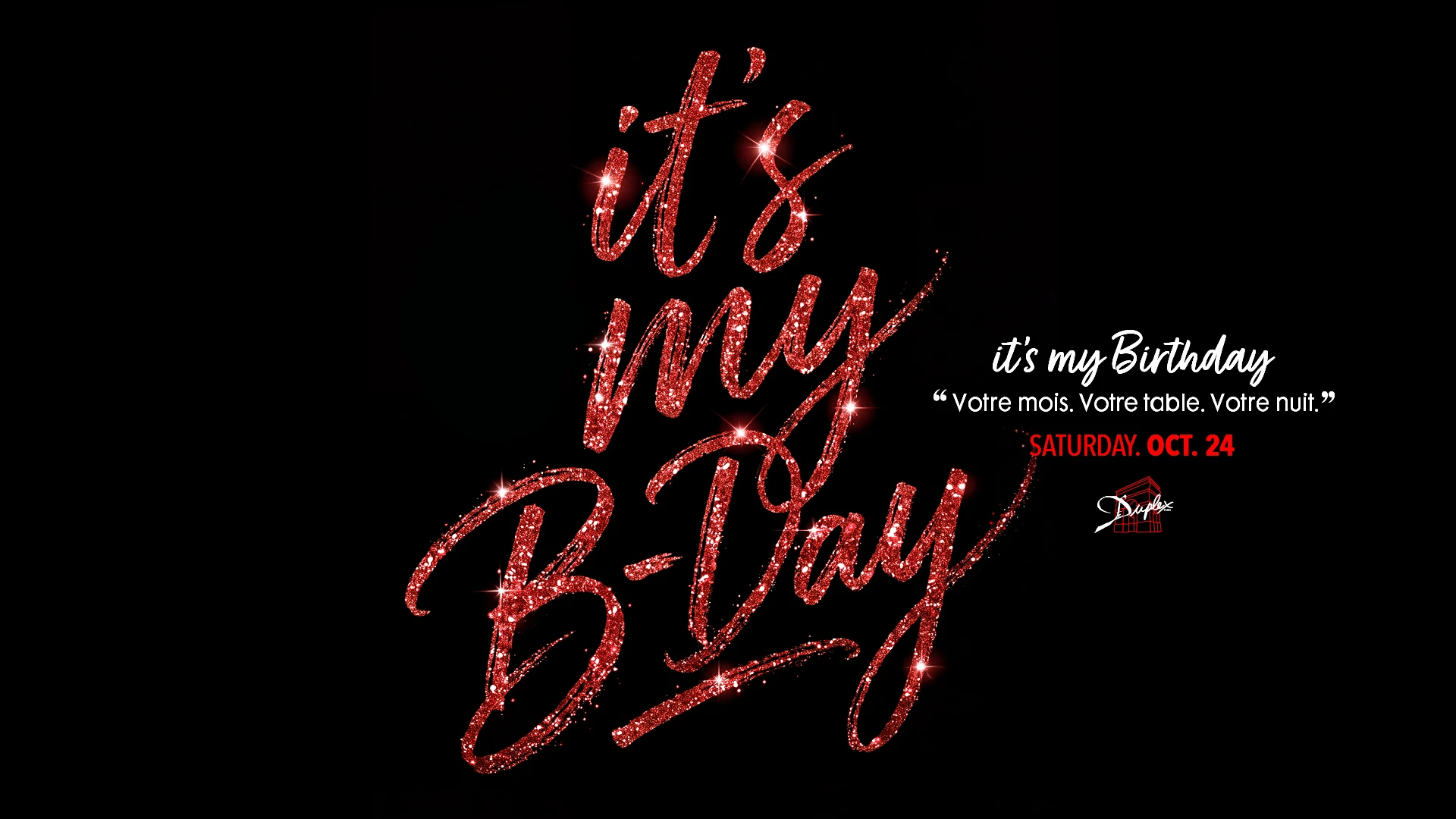 It's My Birthday ! 24.10 Cover