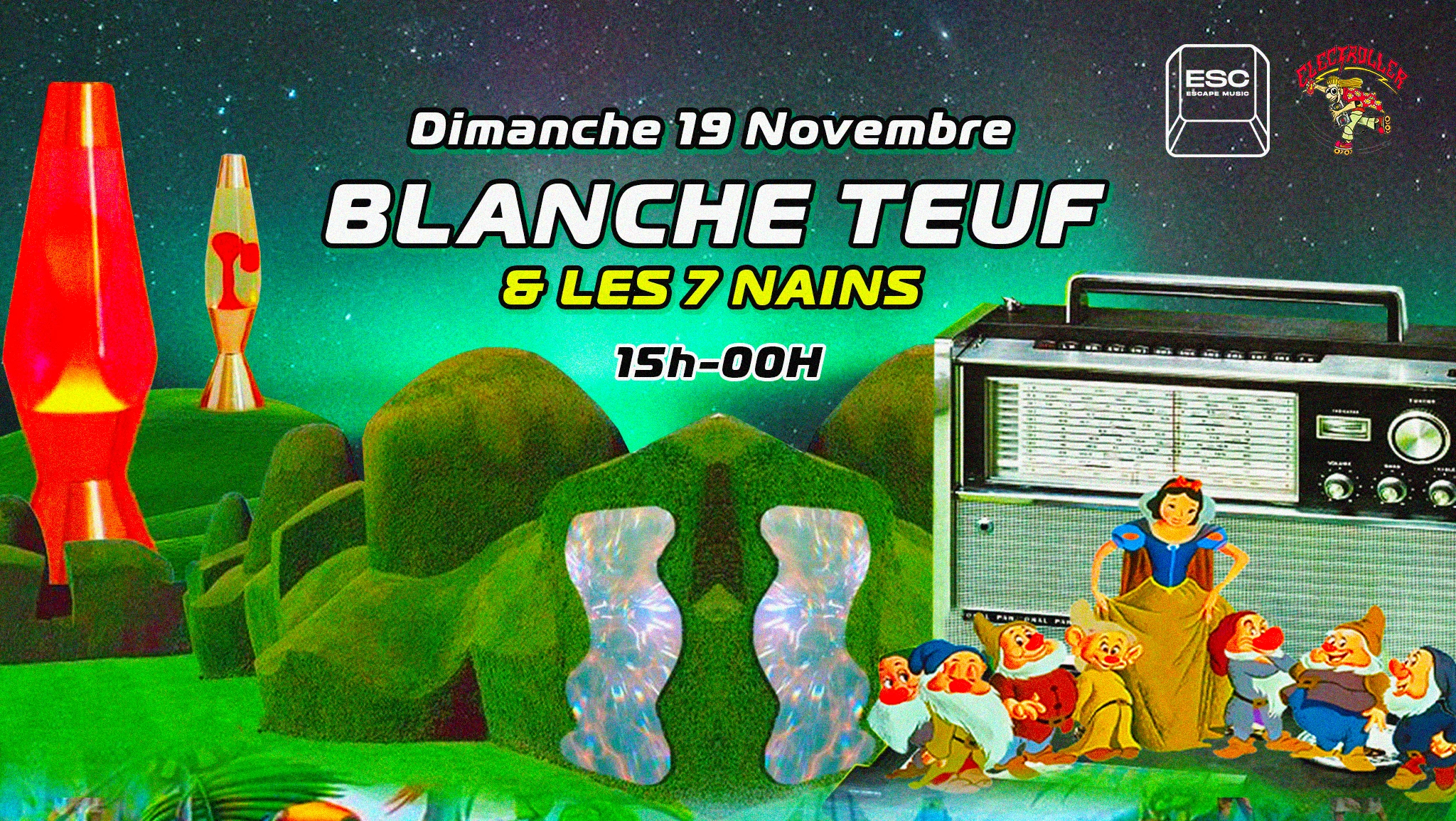 Electroller X Esc : Blanche Teuf & Les 7 Nains Cover