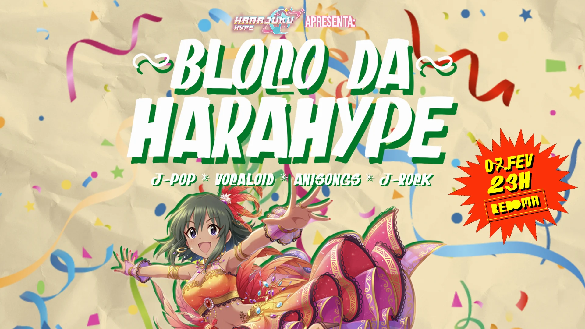 7/2 - Bloco Da Harahype Na Redoma Bixiga Cover