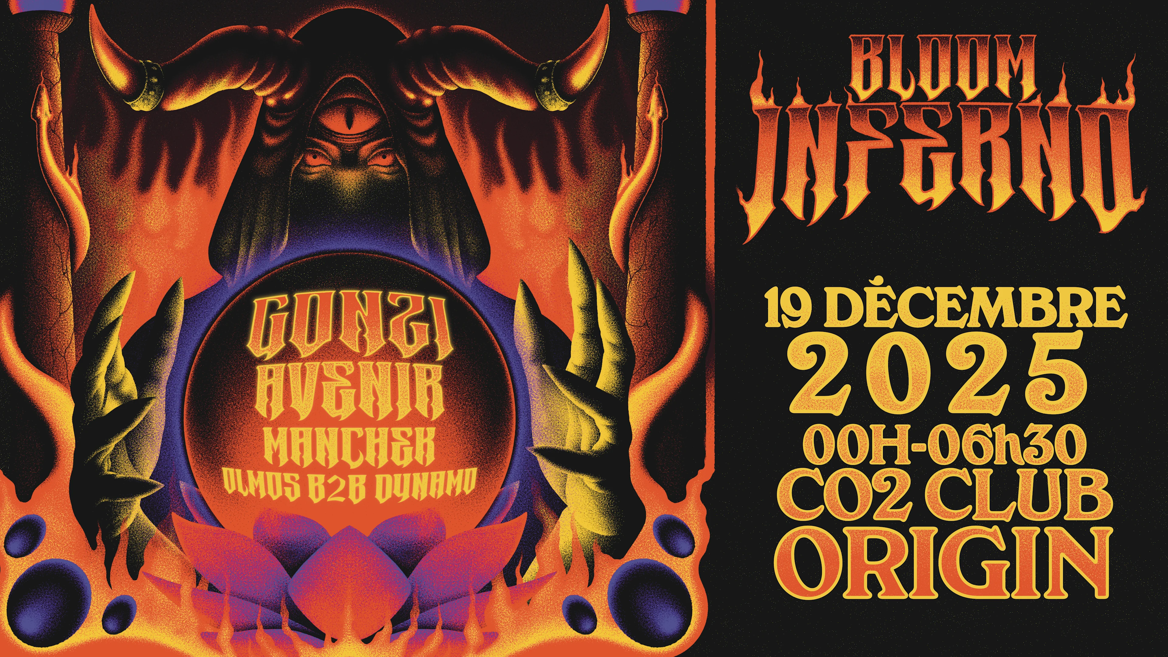 Bloom Inferno - Gonzi, Avenir, Manchek, Olmos B2b Dynamo Cover