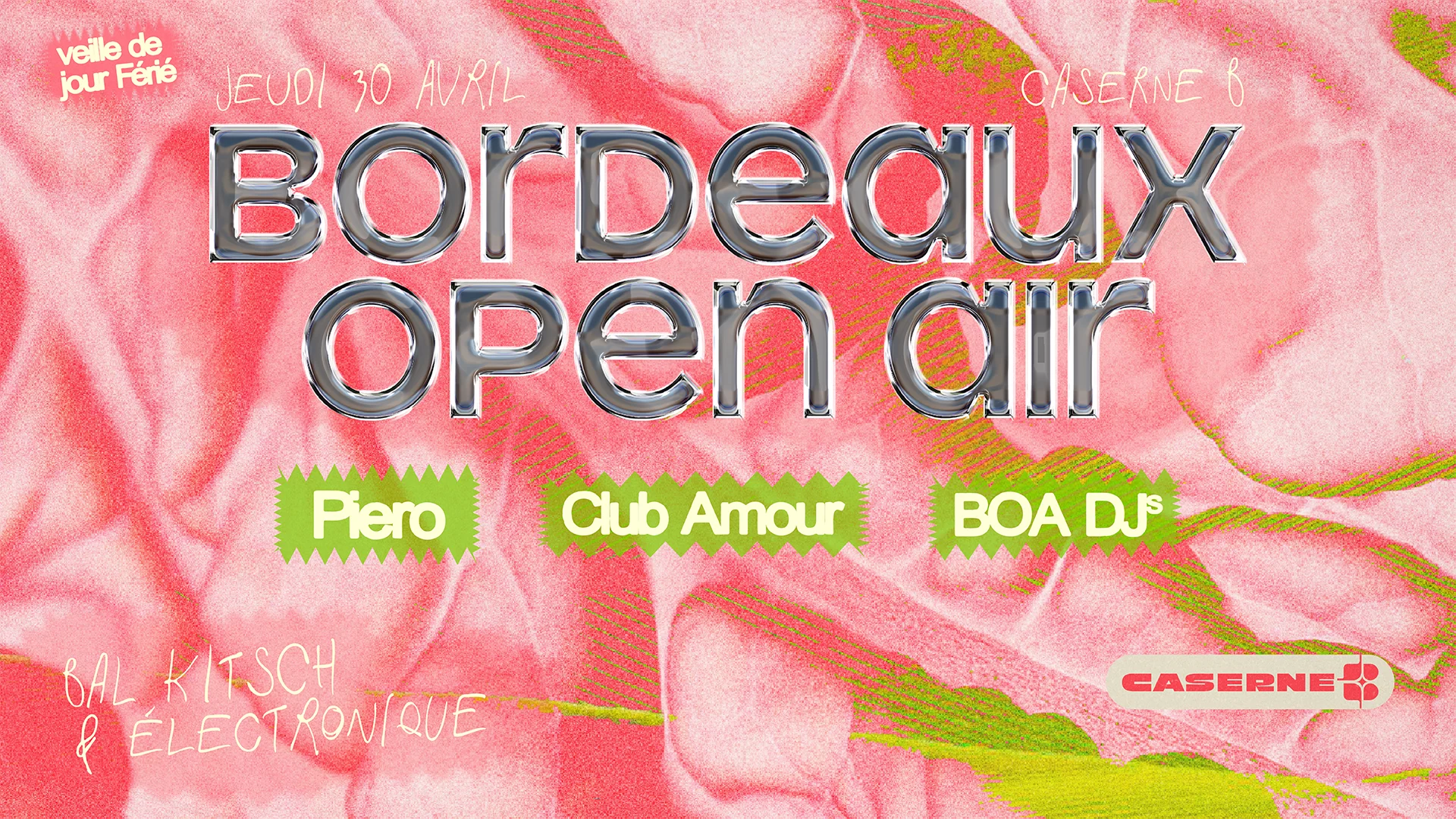 Le Bal Kitsch & Électronique Du Boa - Caserne B - 30.04 Cover