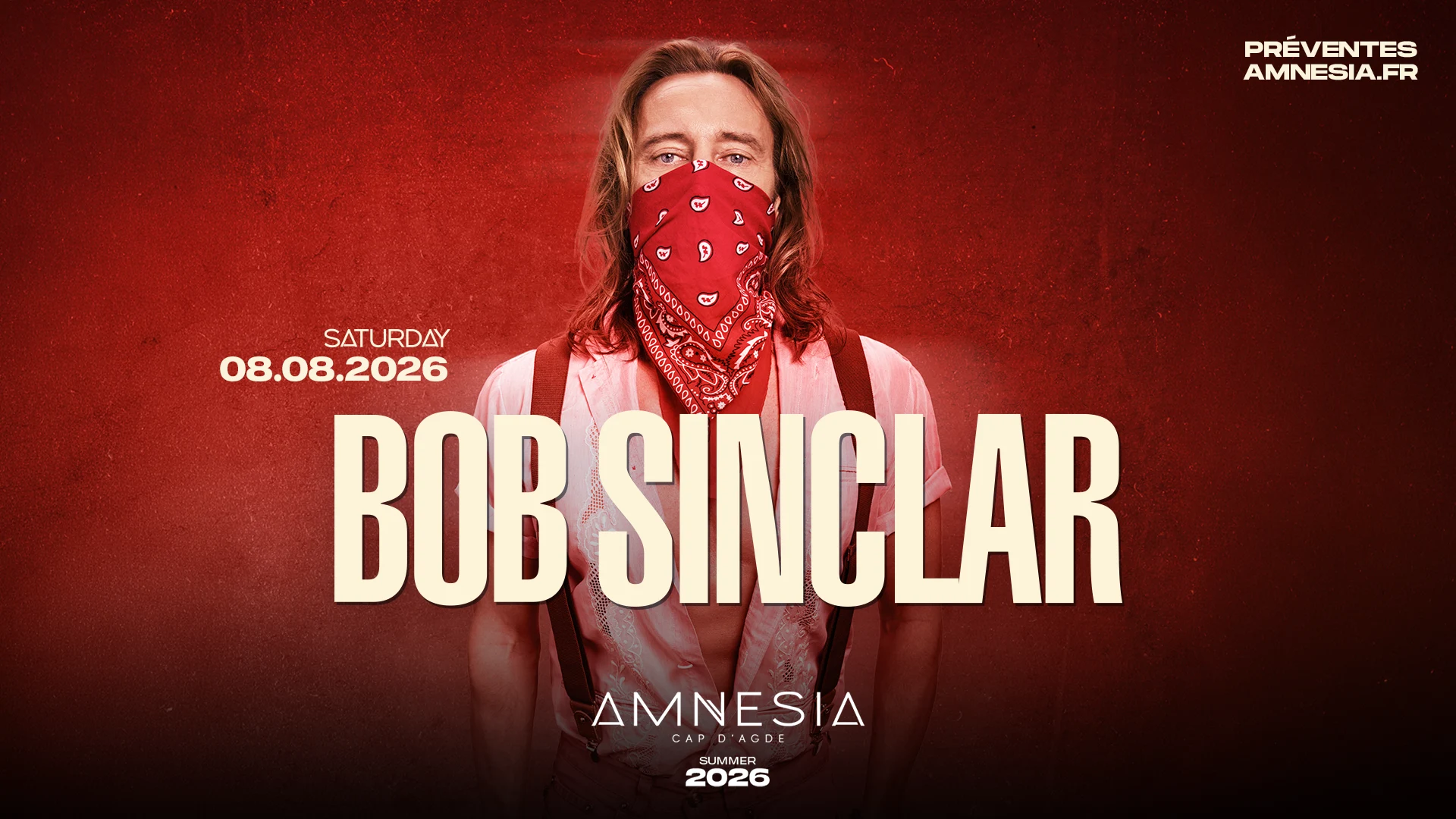 Bob Sinclar @ Amnesia Cover