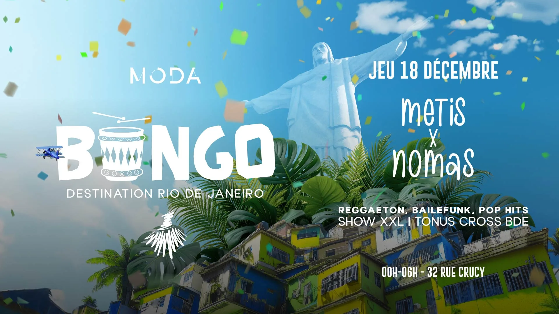 Bongo Destination Rio Cover