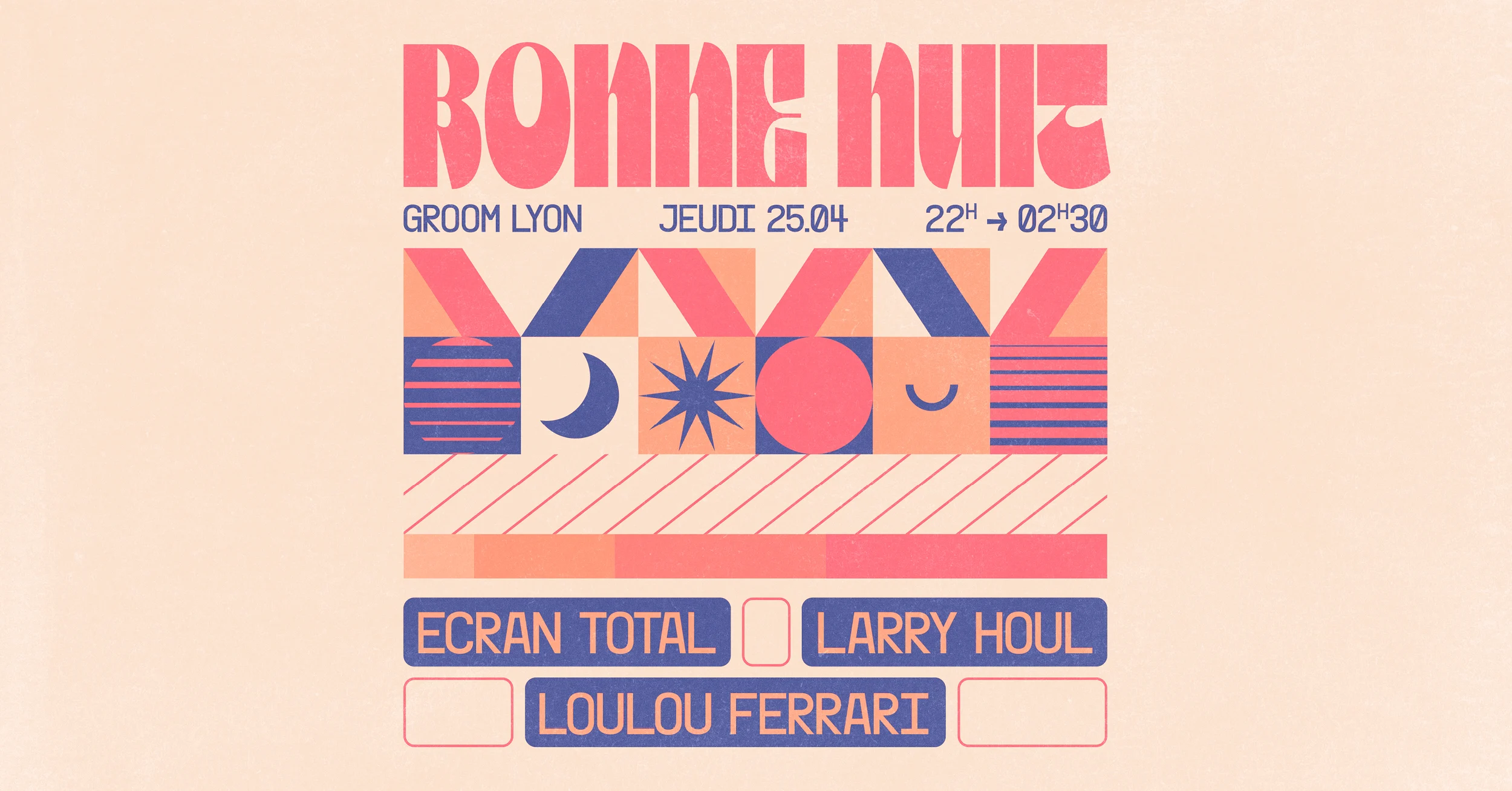 Club Bonne Nuit : Ecran Total, Larry Houl & Loulou Ferrari Cover