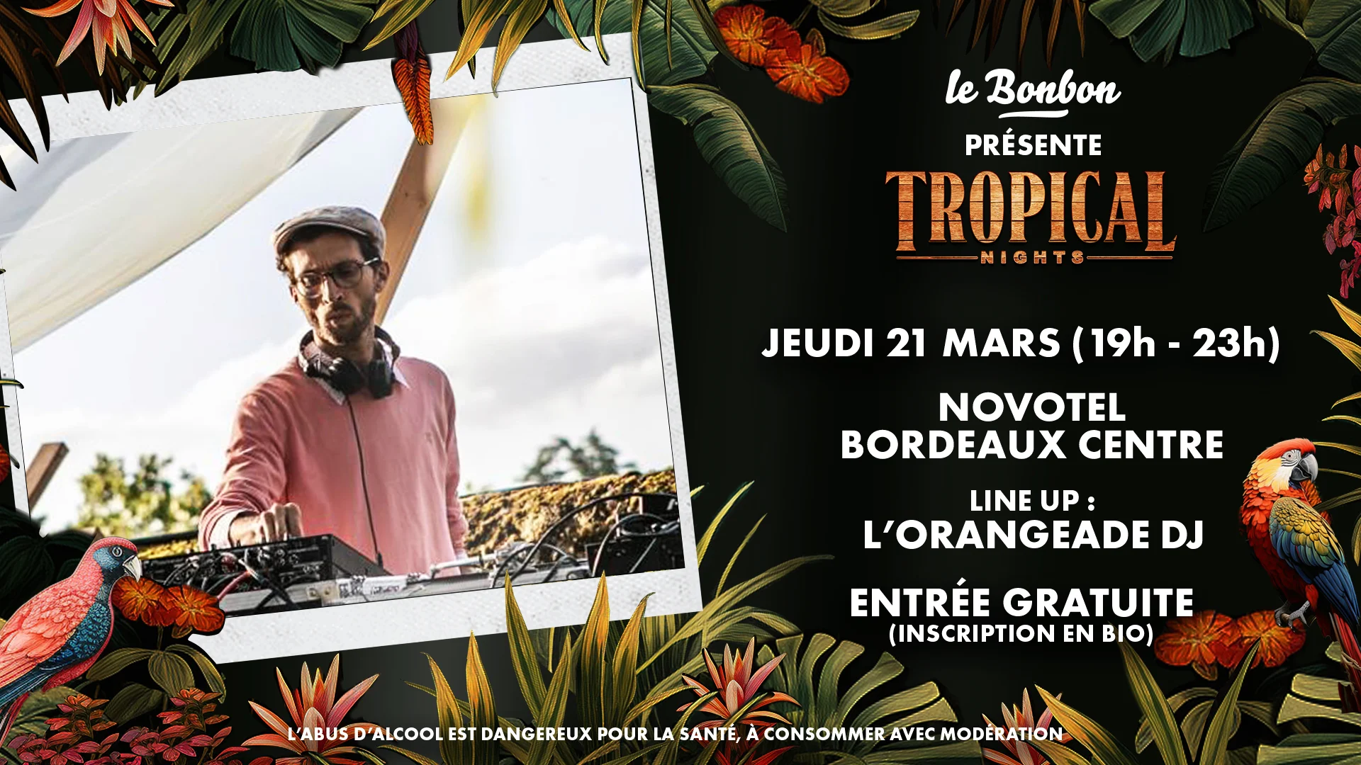 Tropical Night - Bordeaux Cover