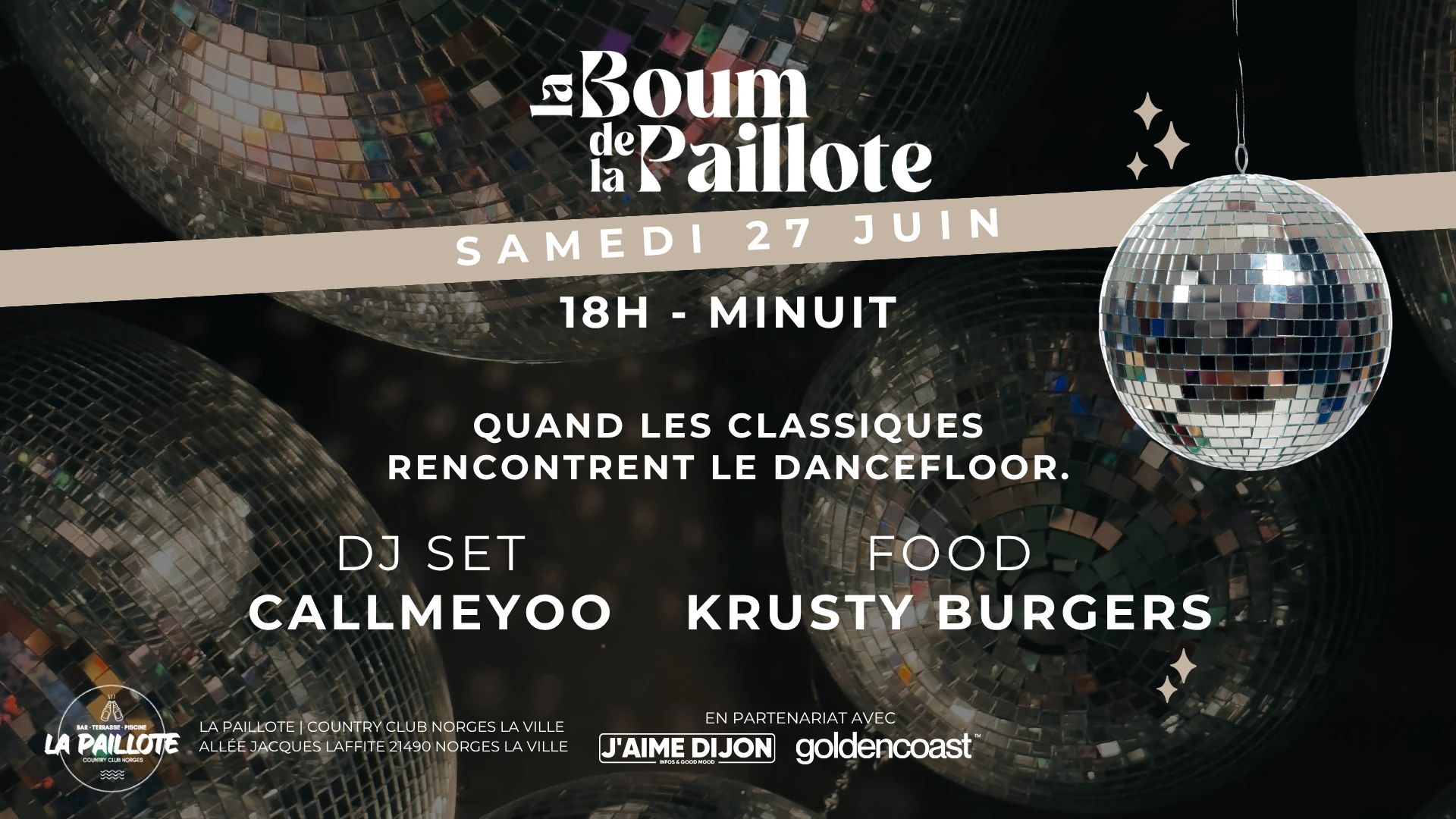 La Boum De La Paillote Cover
