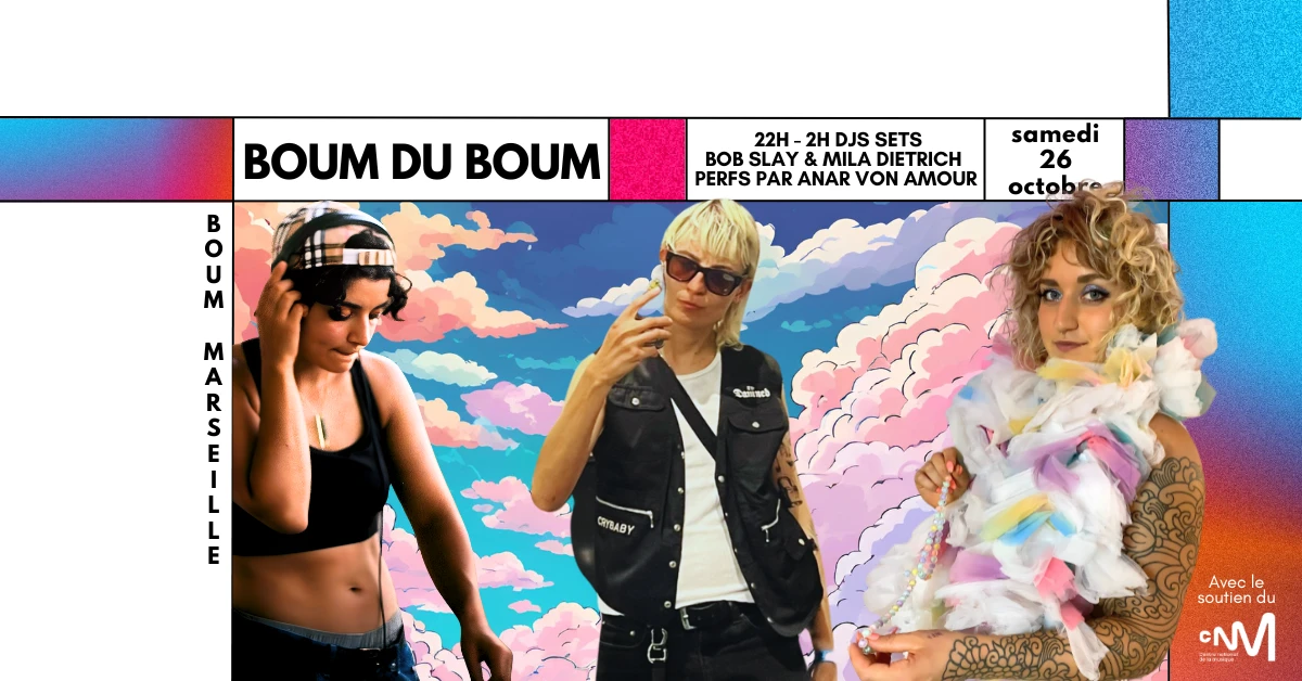 🌈🔥🪩 Boum Du Boum🩷Dj Sets + Perfs😈⚔️Techno Punk Wave⚔️ Cover