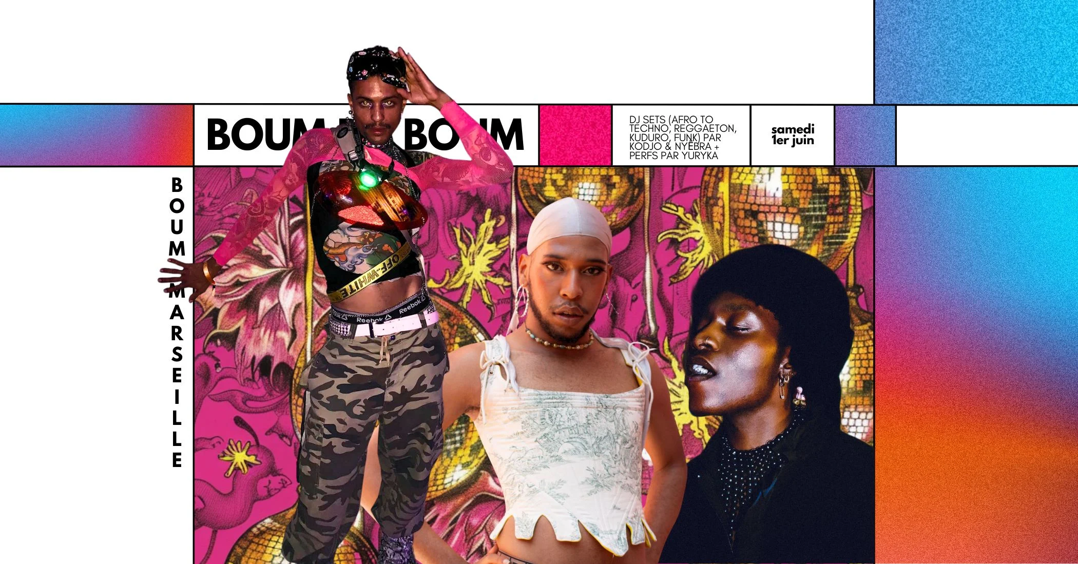 Boum Du Boum• Dj Sets Kodjo & Nyēbra + Perfs Yuryka Cover
