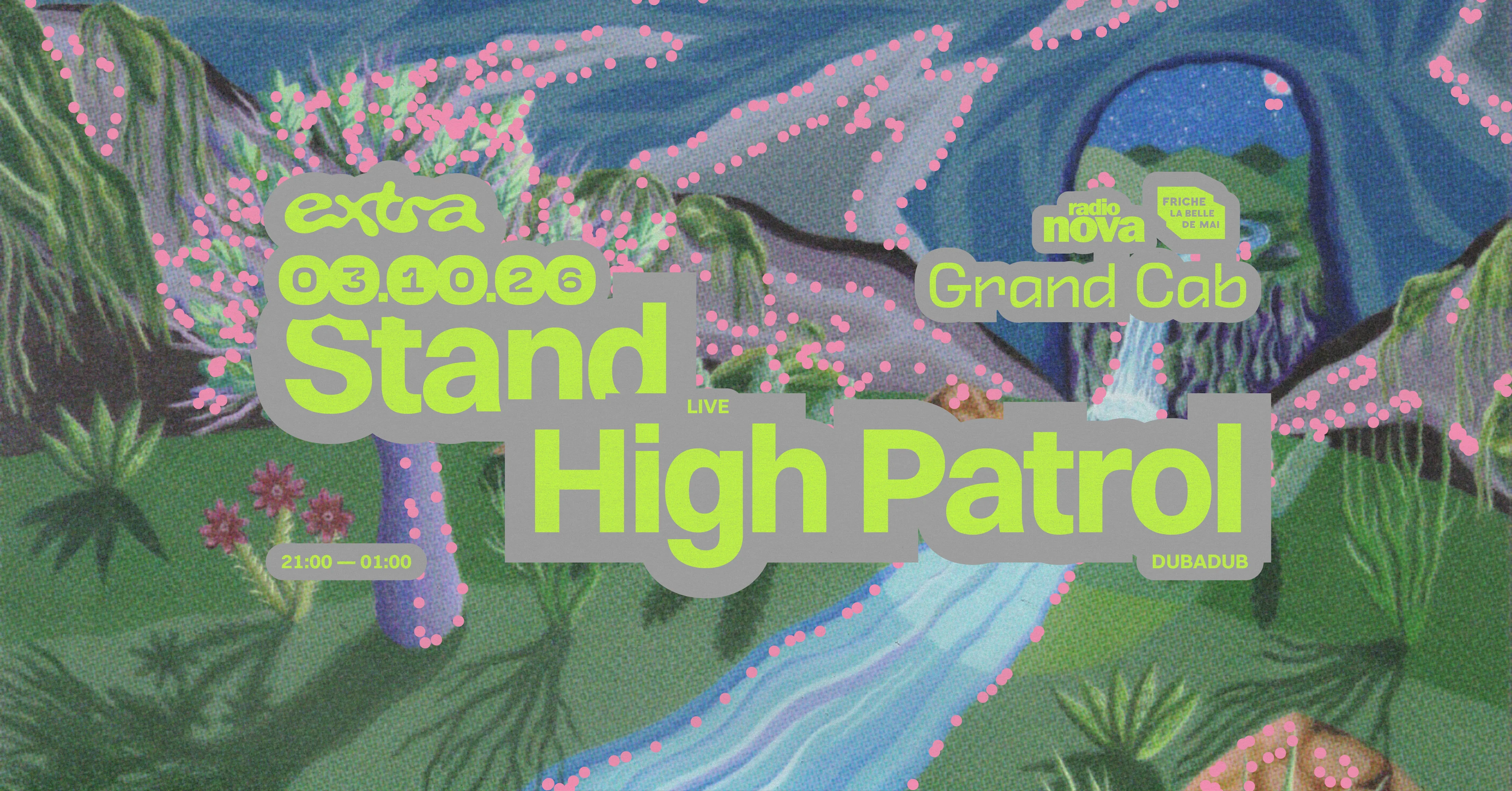 Stand High Patrol + Marina P & The Radiators @ Grand Cab Cover