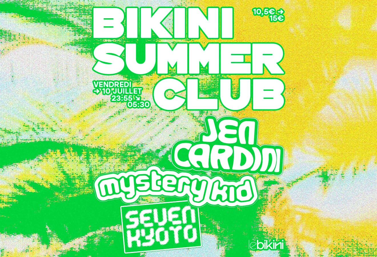 Bikini Summer Club : Jen Cardini + Mystery Kid + Seven Kyoto Cover