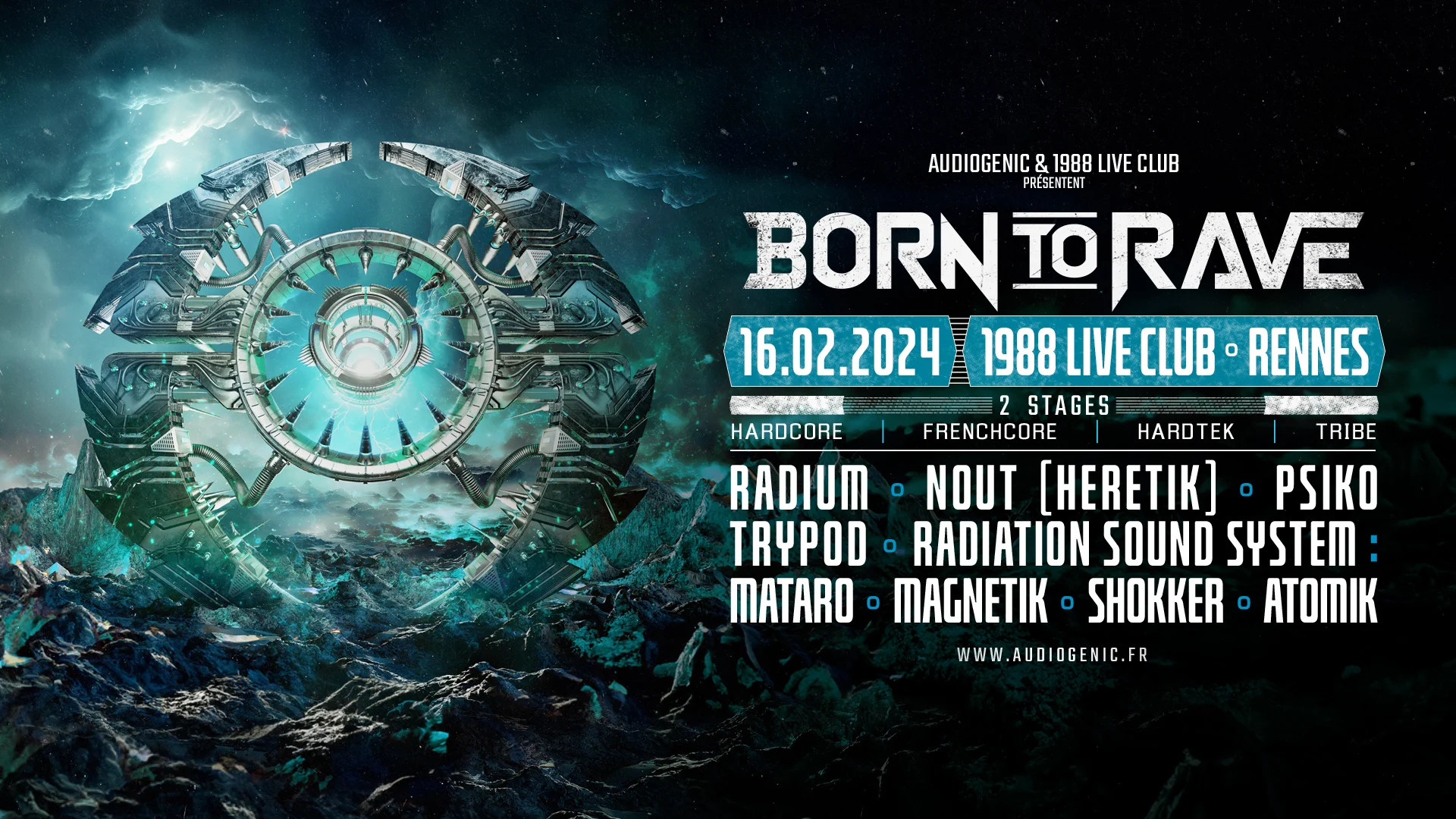 Born To Rave 2024 - Rennes Cover
