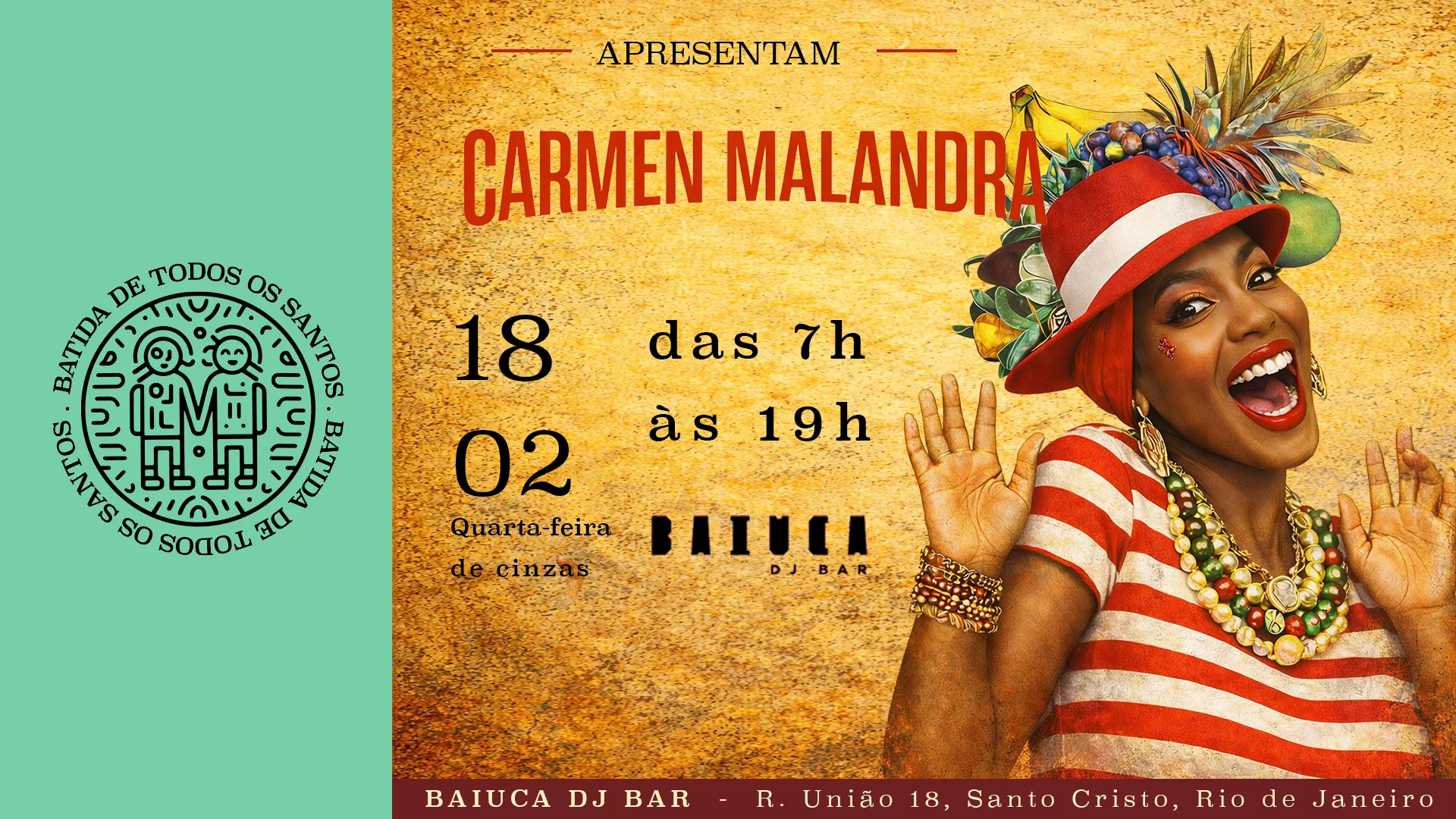 Batida De Todos Os Santos - Carnaval 2026 - Entrada Gratuita Cover