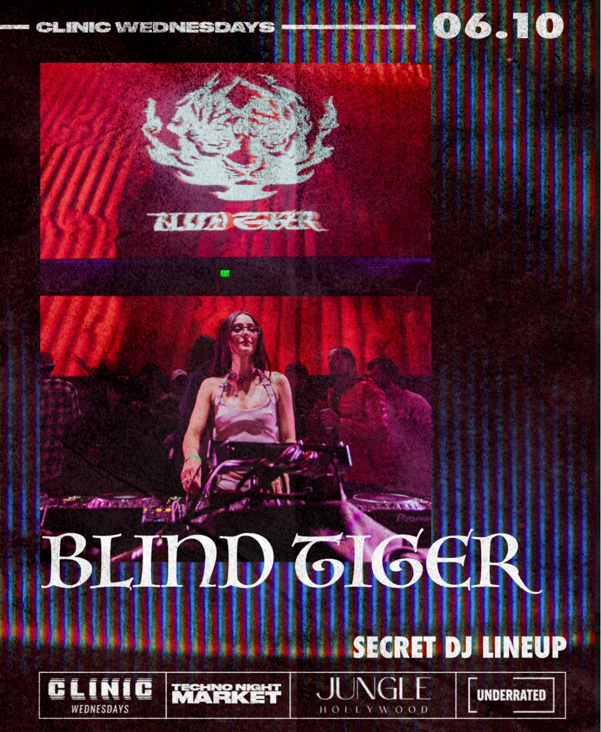 Clinic Wednesday X Blind Tiger Cover
