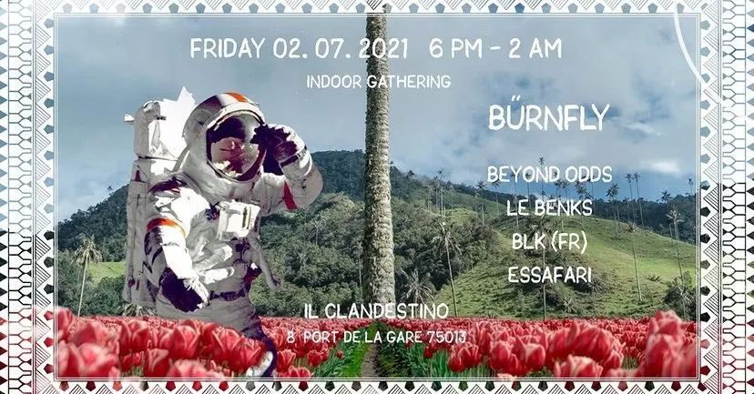 Il Clandestino Invites : Burnfly Cover