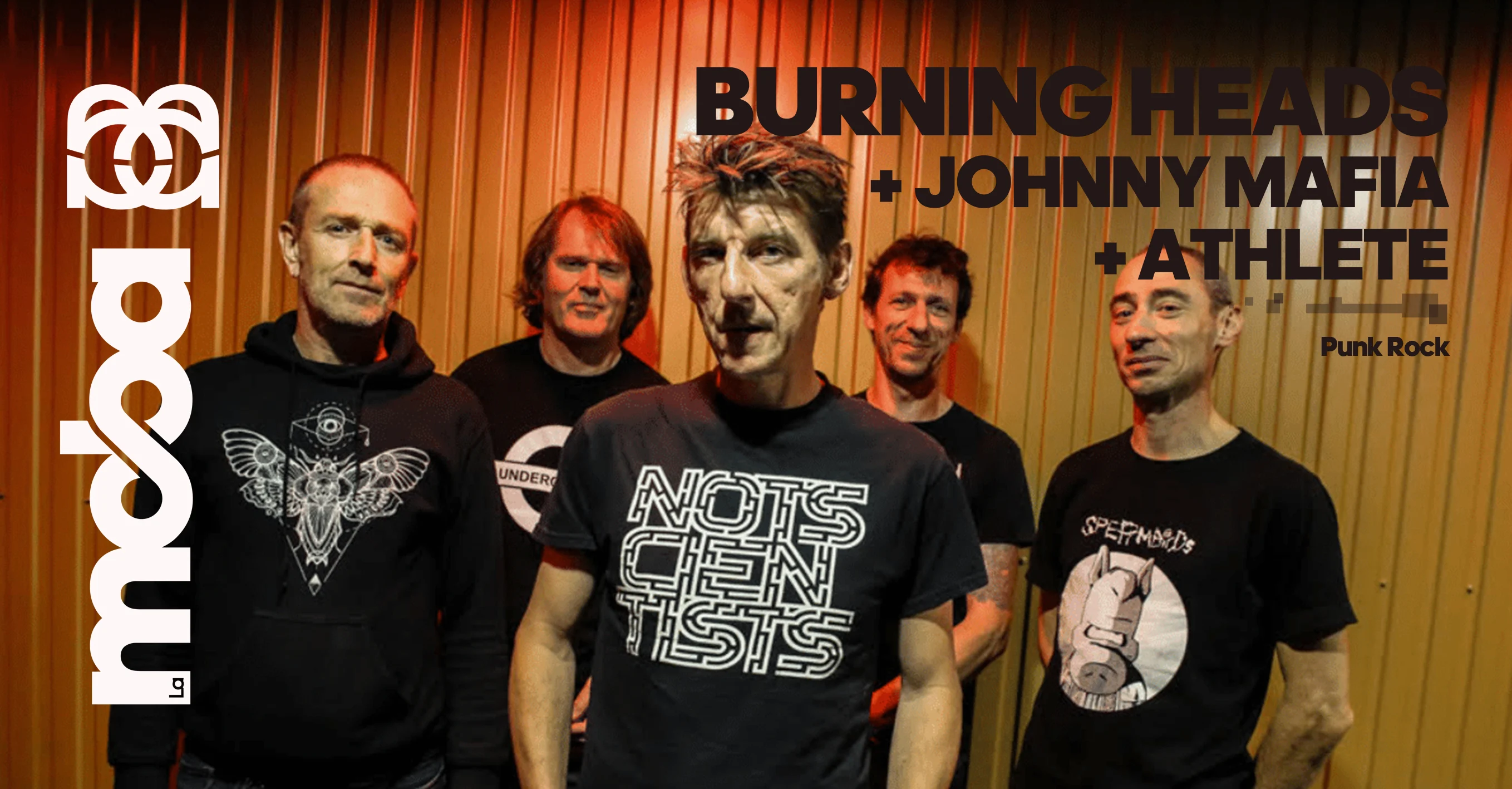 Burning Heads + Johnny Mafia + Athlete Cover