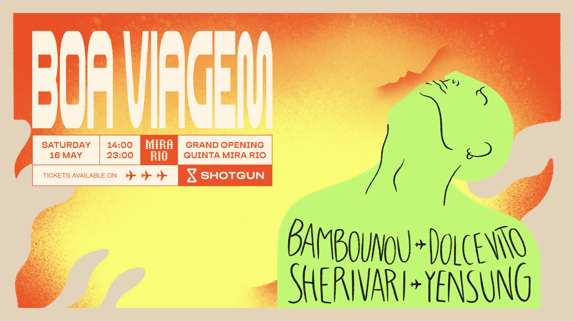 Boa Viagem X Mira Rio • Grand Opening W/ Bambounou And More Cover