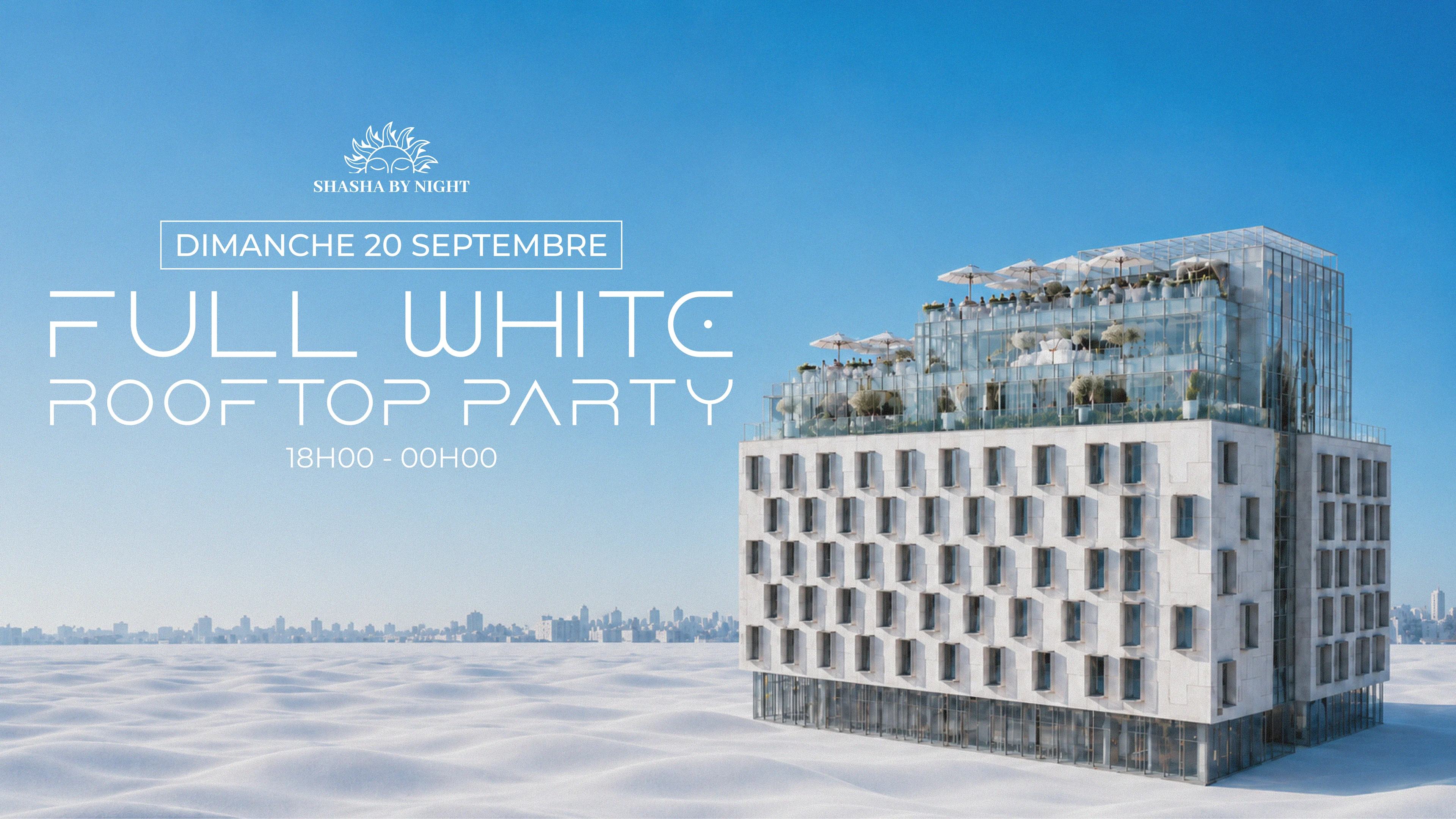 White Rooftop Party - Shashabynight Cover