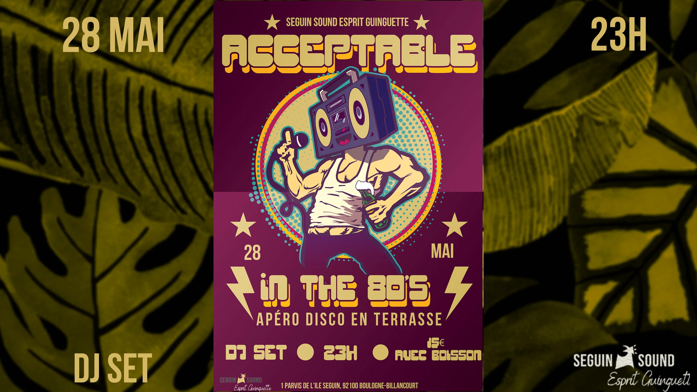 Acceptable In The 80's ! Soirée Disco Cover