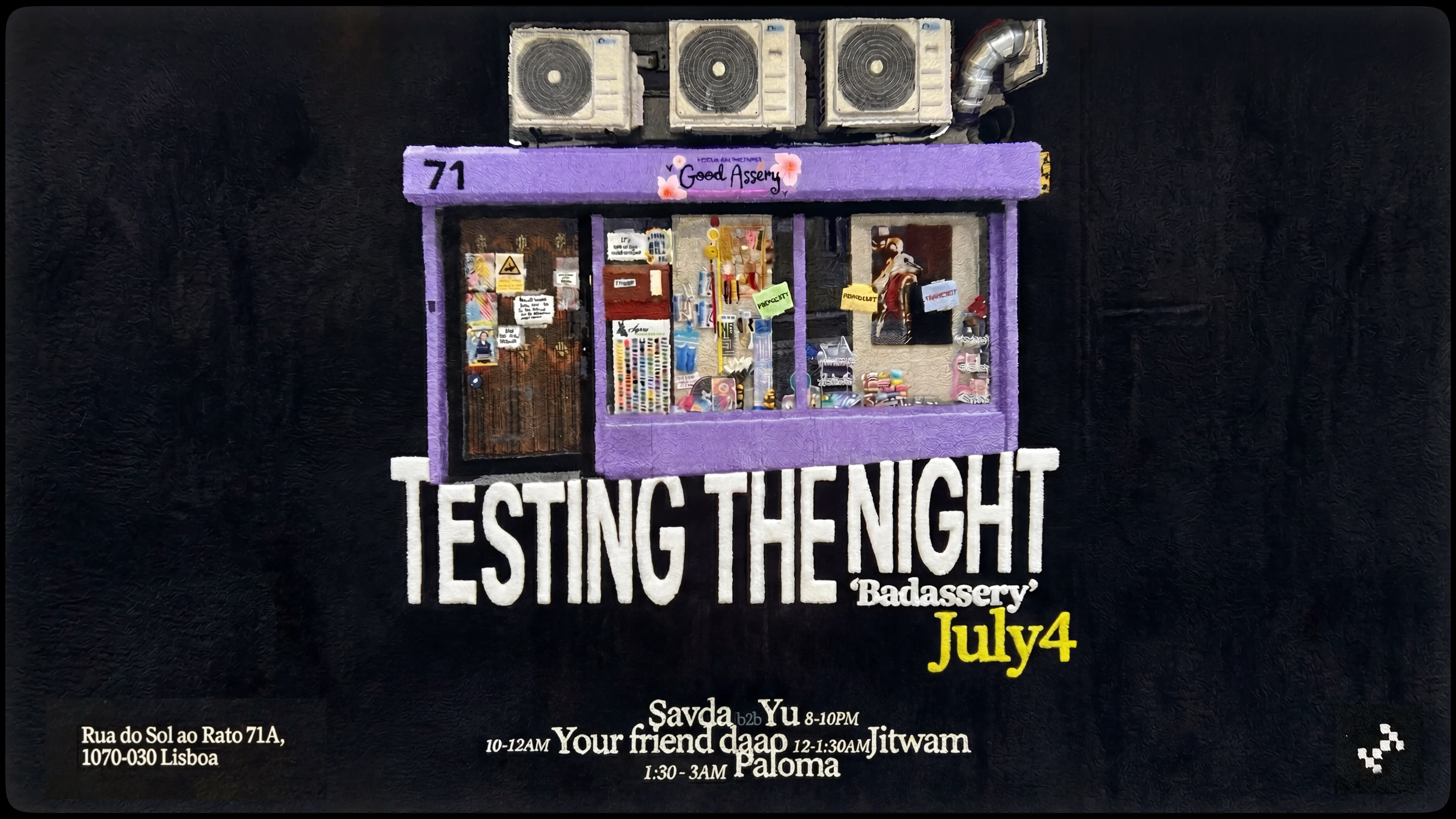 Testing The Night X Badassery Cover