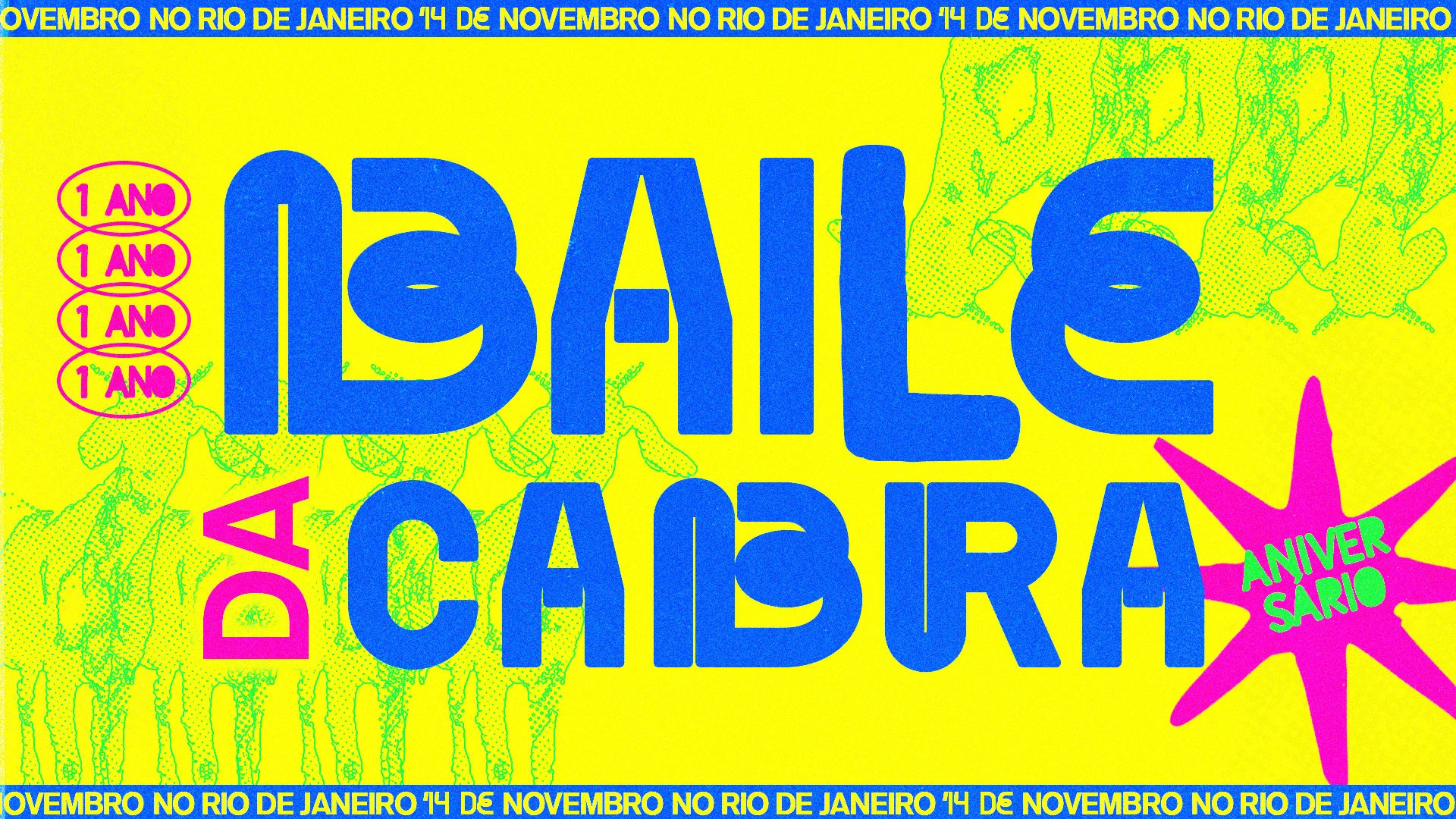Baile Da Cabra 1 Ano - Rio De Janeiro Cover
