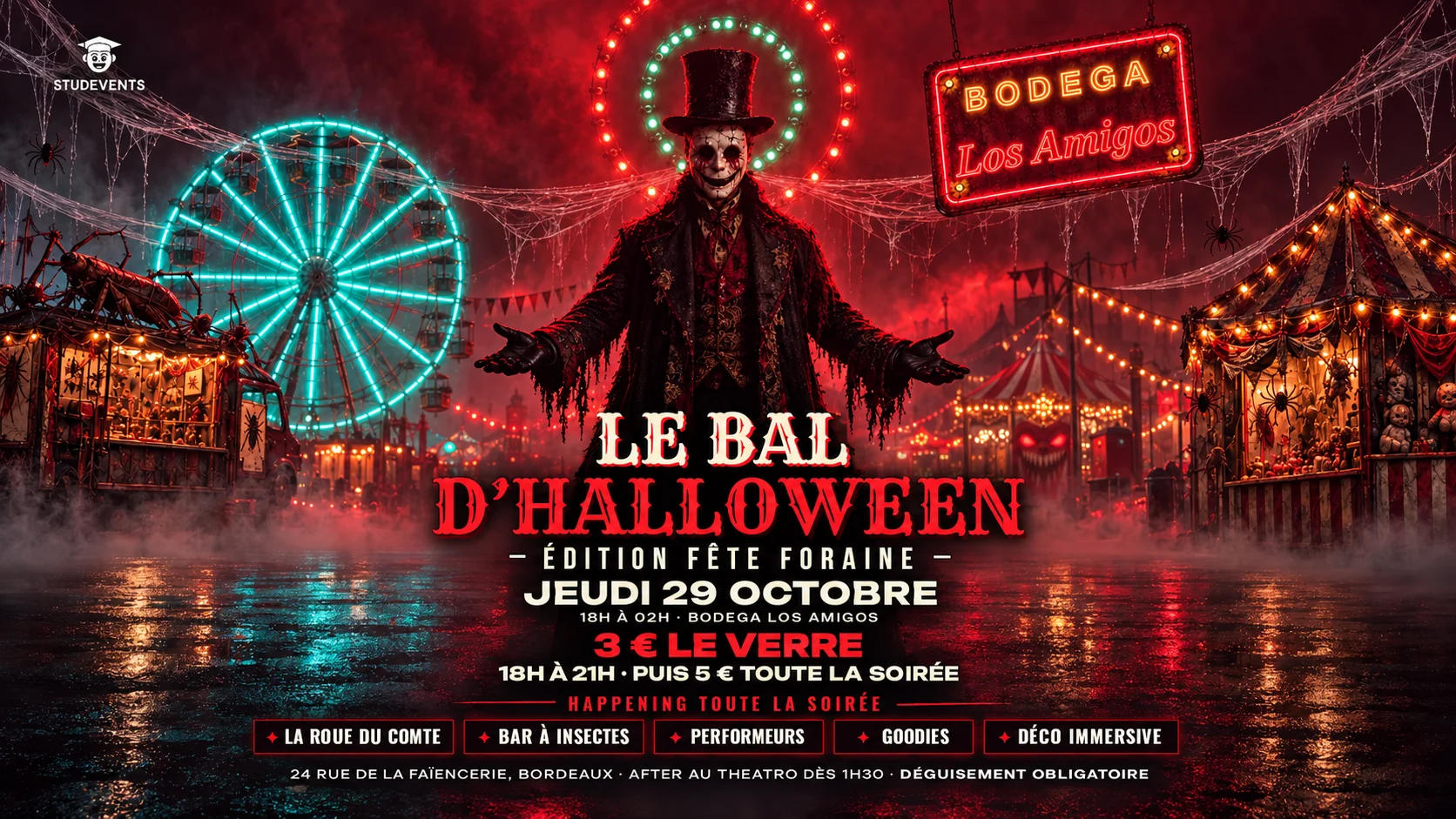 Le Bal D'halloween Bordeaux Cover