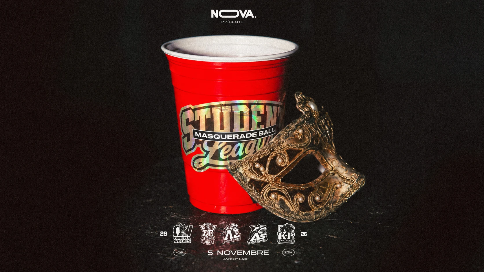Nova - Student League - Masquerade Ball - Jeu.05.Nov Cover