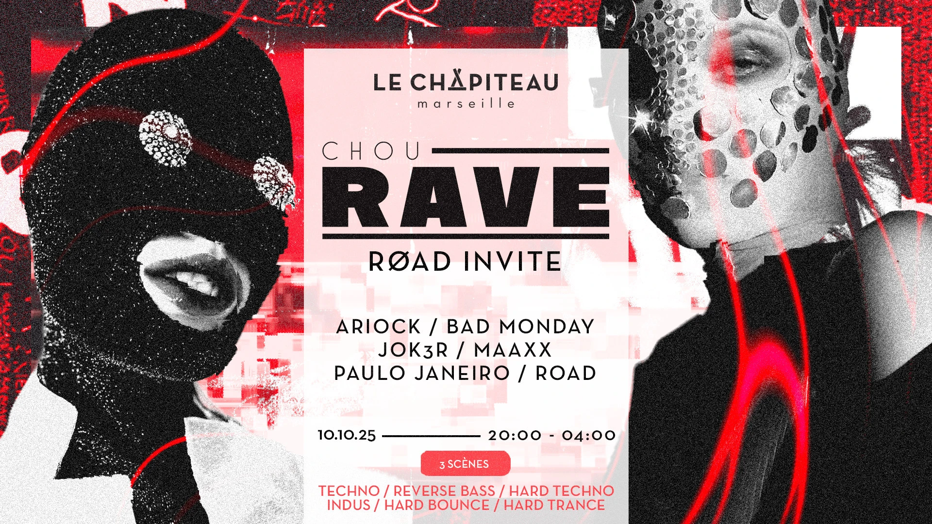 Chourave X Røad Invite W/Røad, Maaxx, Ariock, Jok&Er, ... Cover