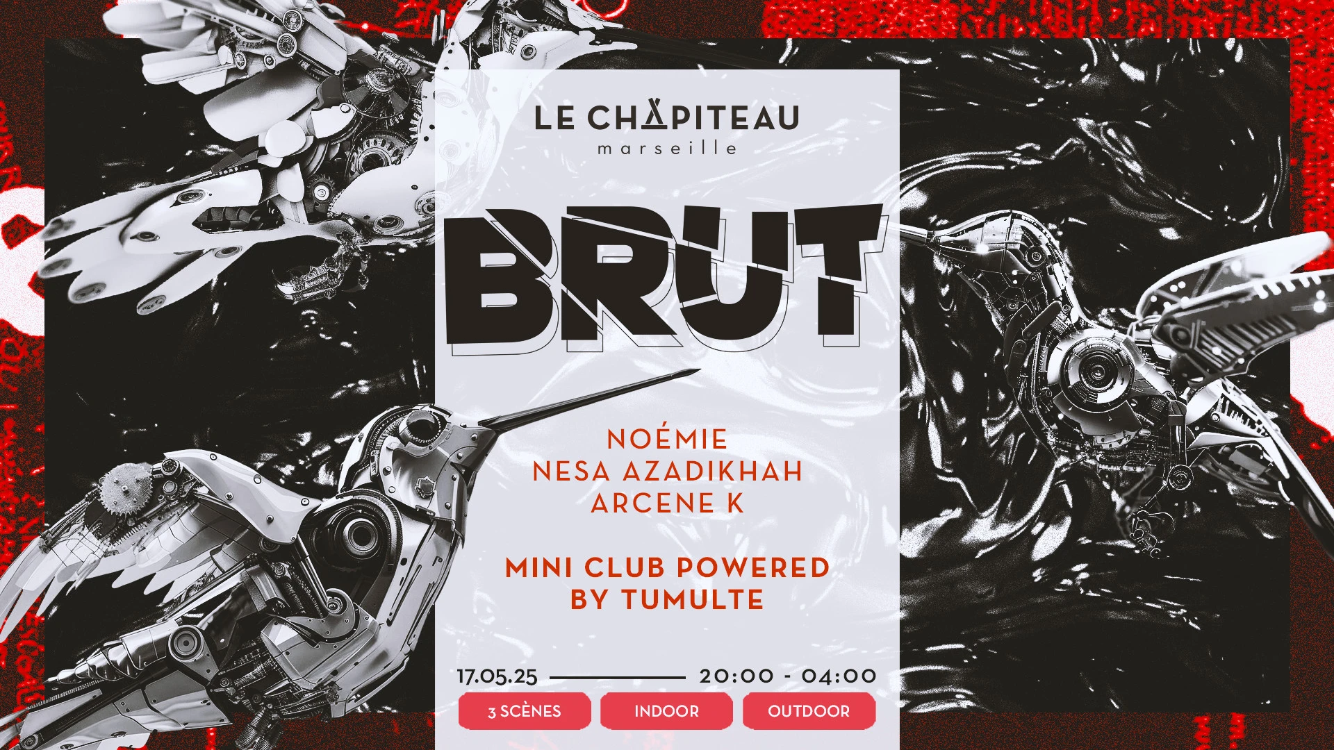 Brut W/ Noémie, Arcene K, Nesa Azadikhah Cover