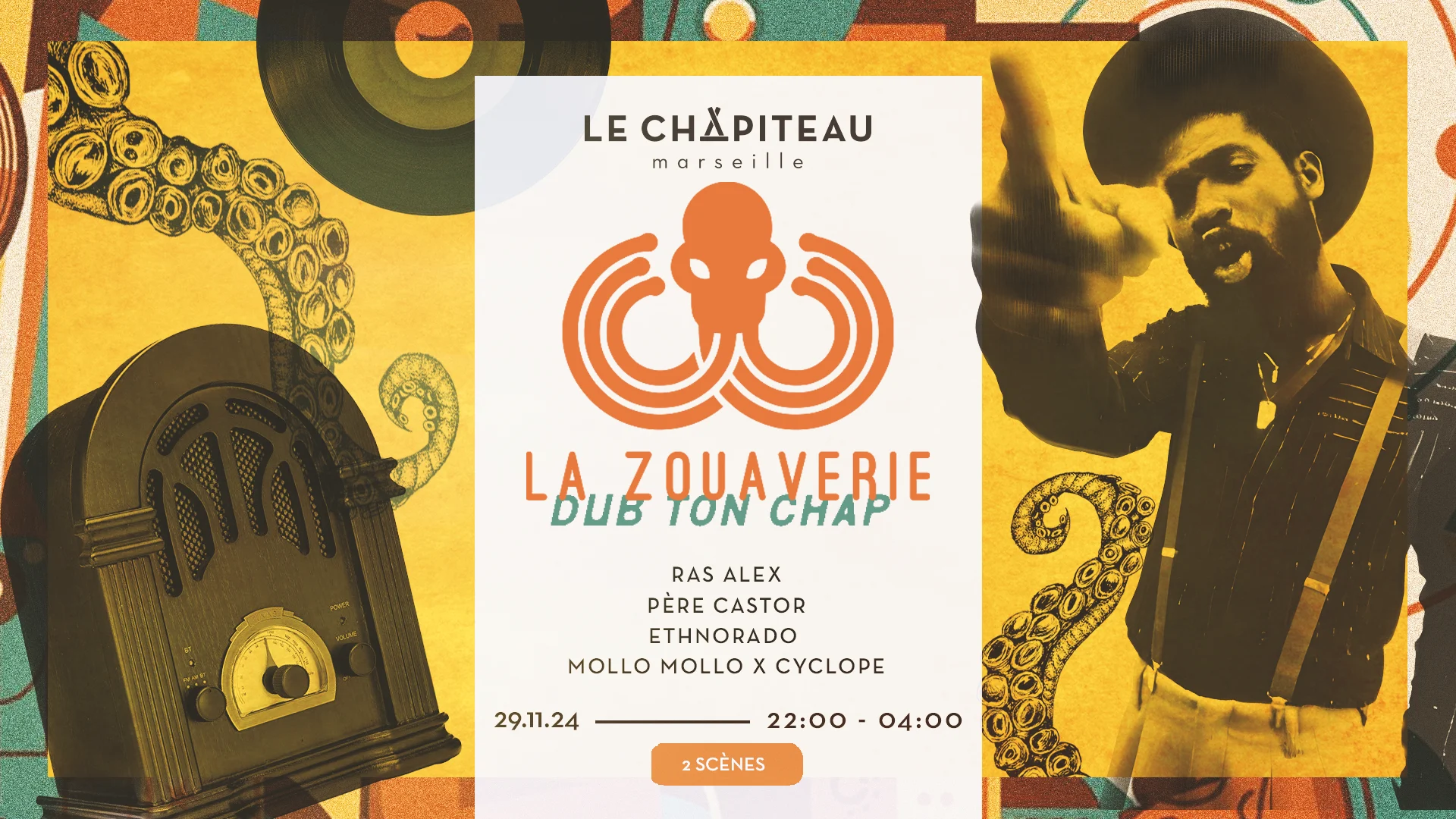 La Zouaverie Dub Ton Chap' Mollo Mollo Invite Cyclope Cover