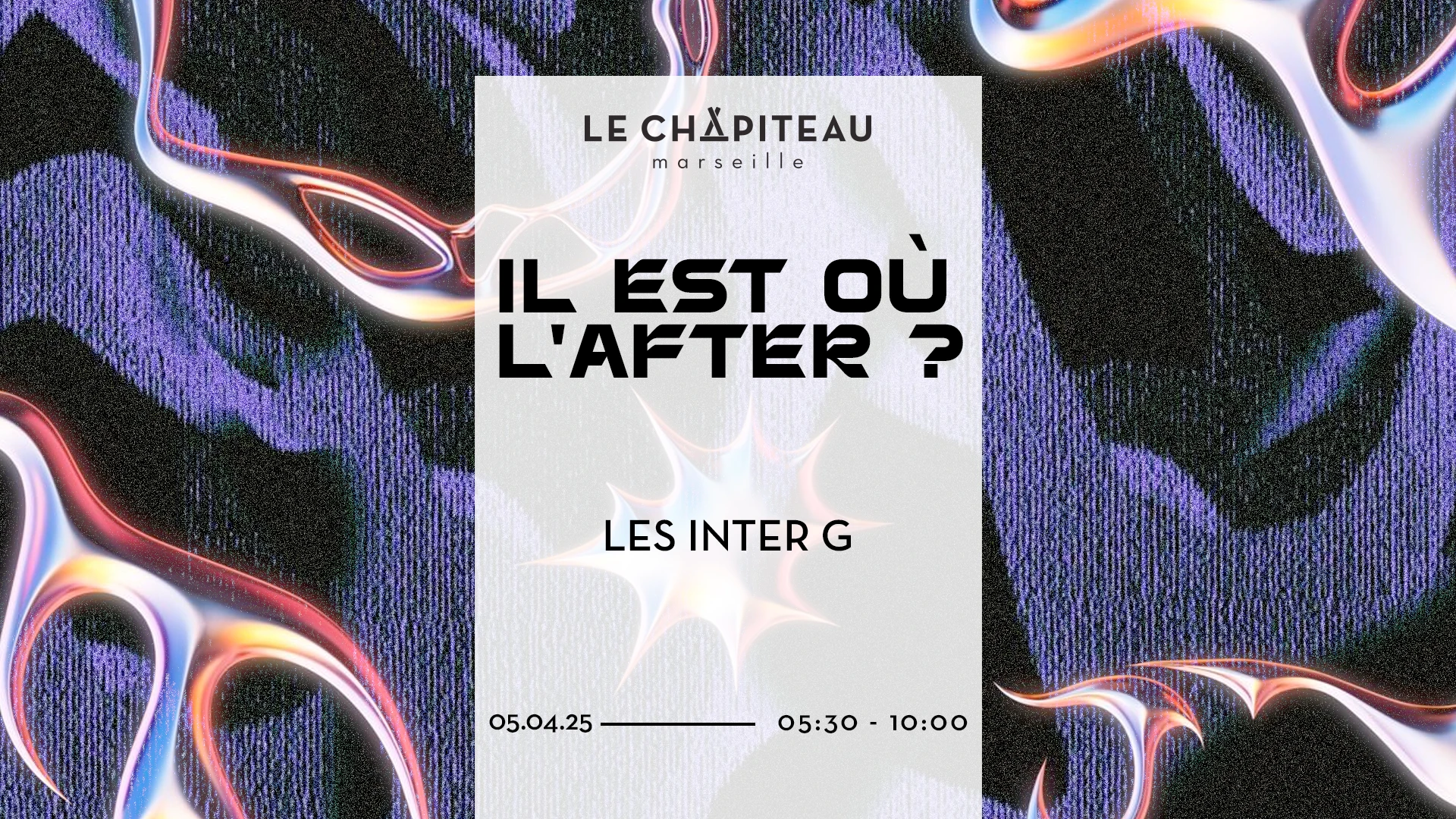 Il Est Ou L'after ? W/Les Inter G Cover