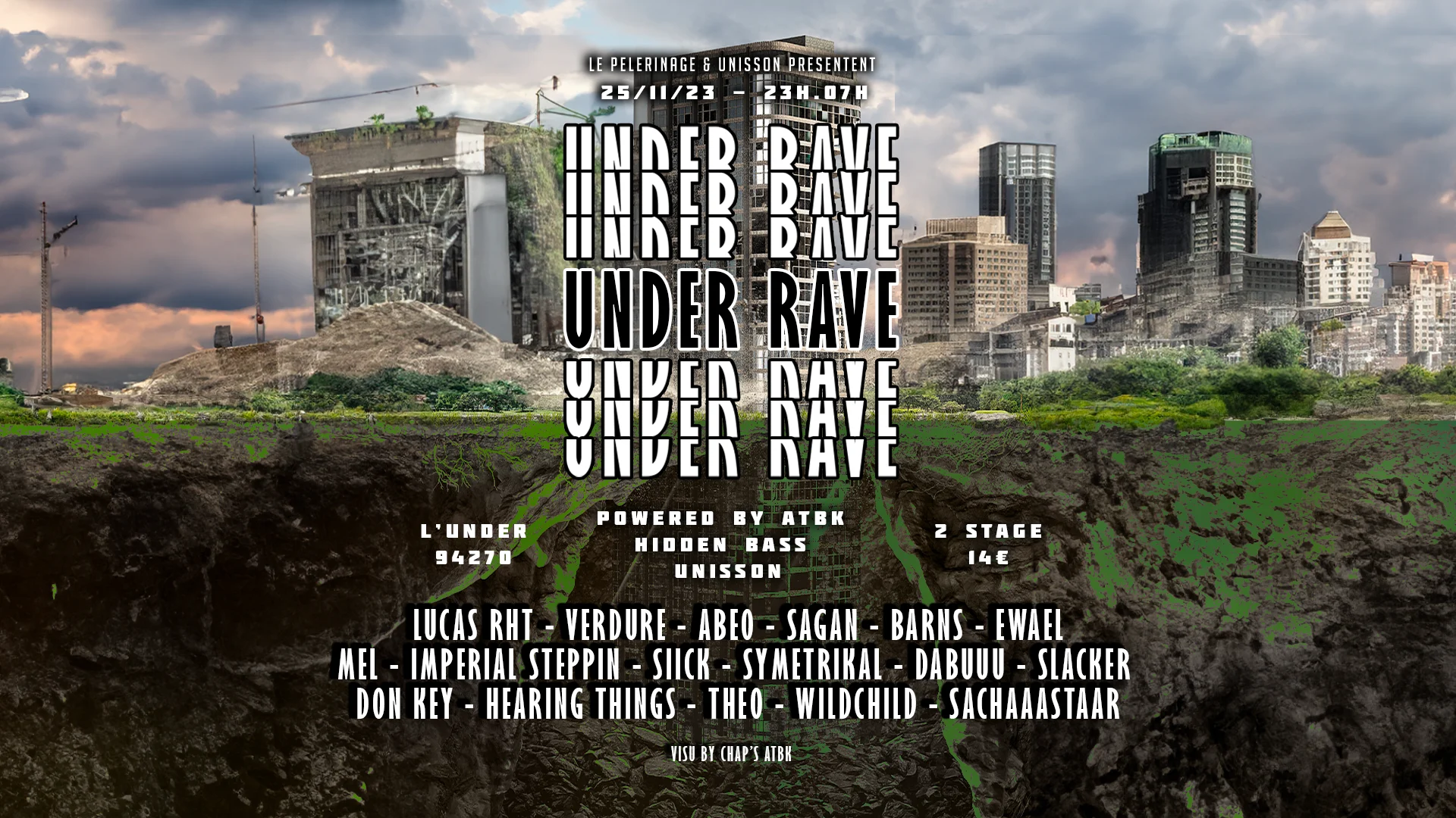 Unisson X Le Pèlerinage : Under Rave Cover