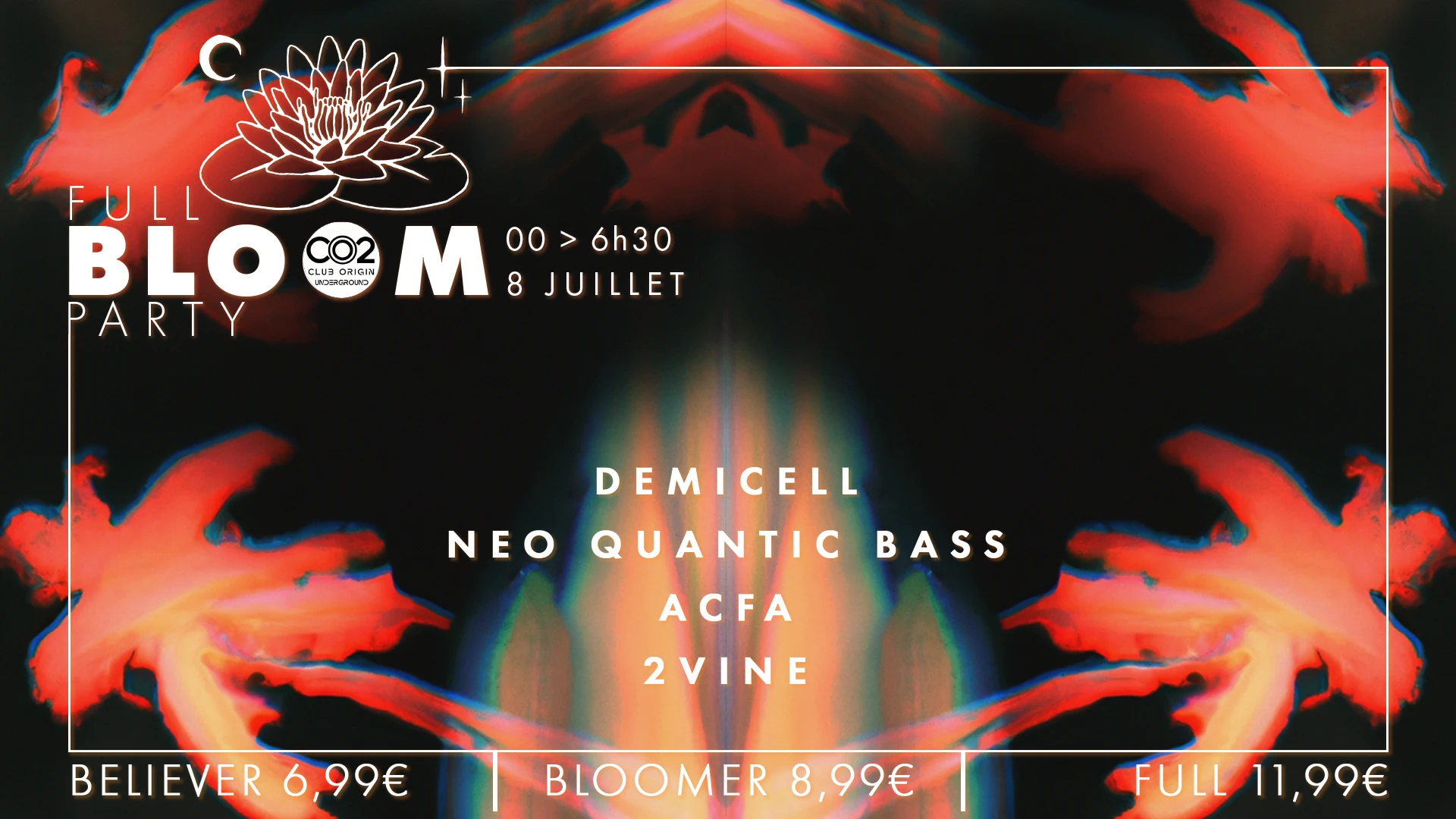 Full Bloom Party @ Co2 Club Origin Underground Cover