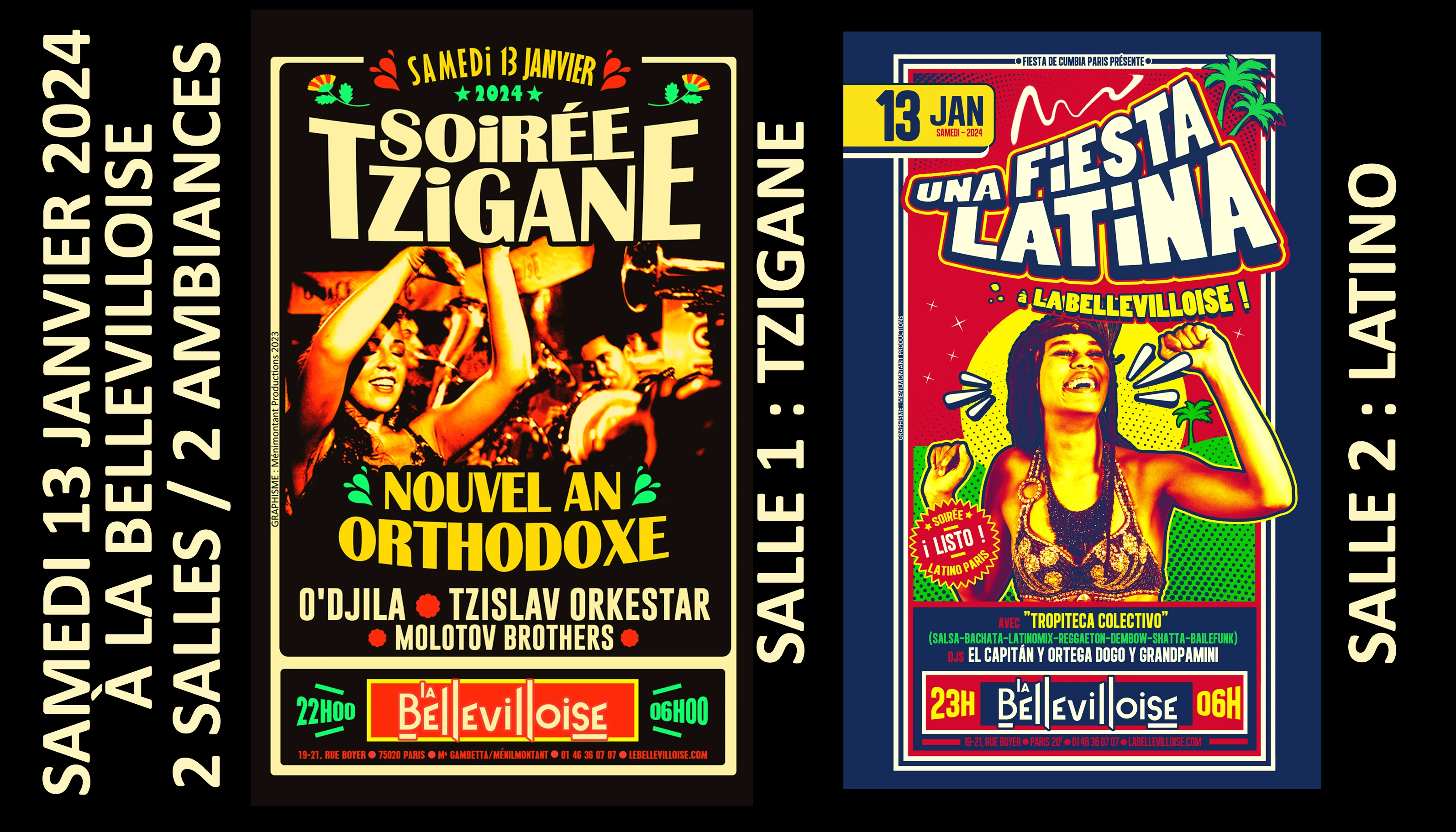 Soirée Tzigane "Spécial Nouvel An Orthodoxe" + Fiesta Latina Cover