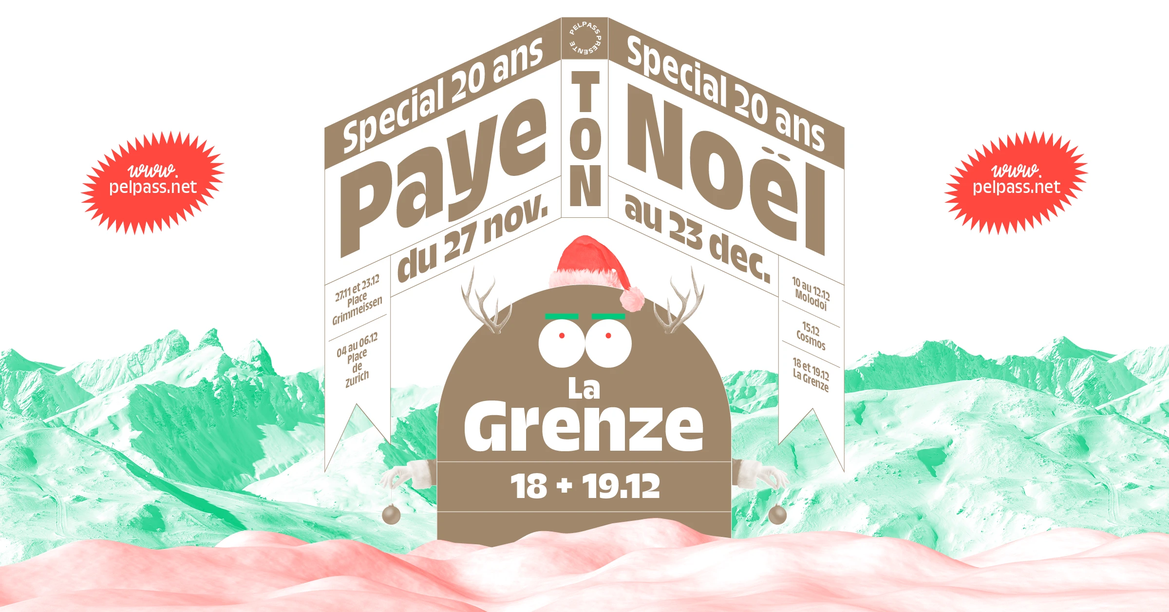Paye Ton Noël 2026 - A La Grenze Cover