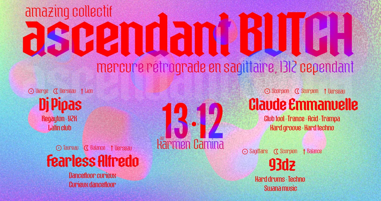 Ascendant Butch [Dj Pipas, Claude Emmanuelle, 93dz &+] Cover
