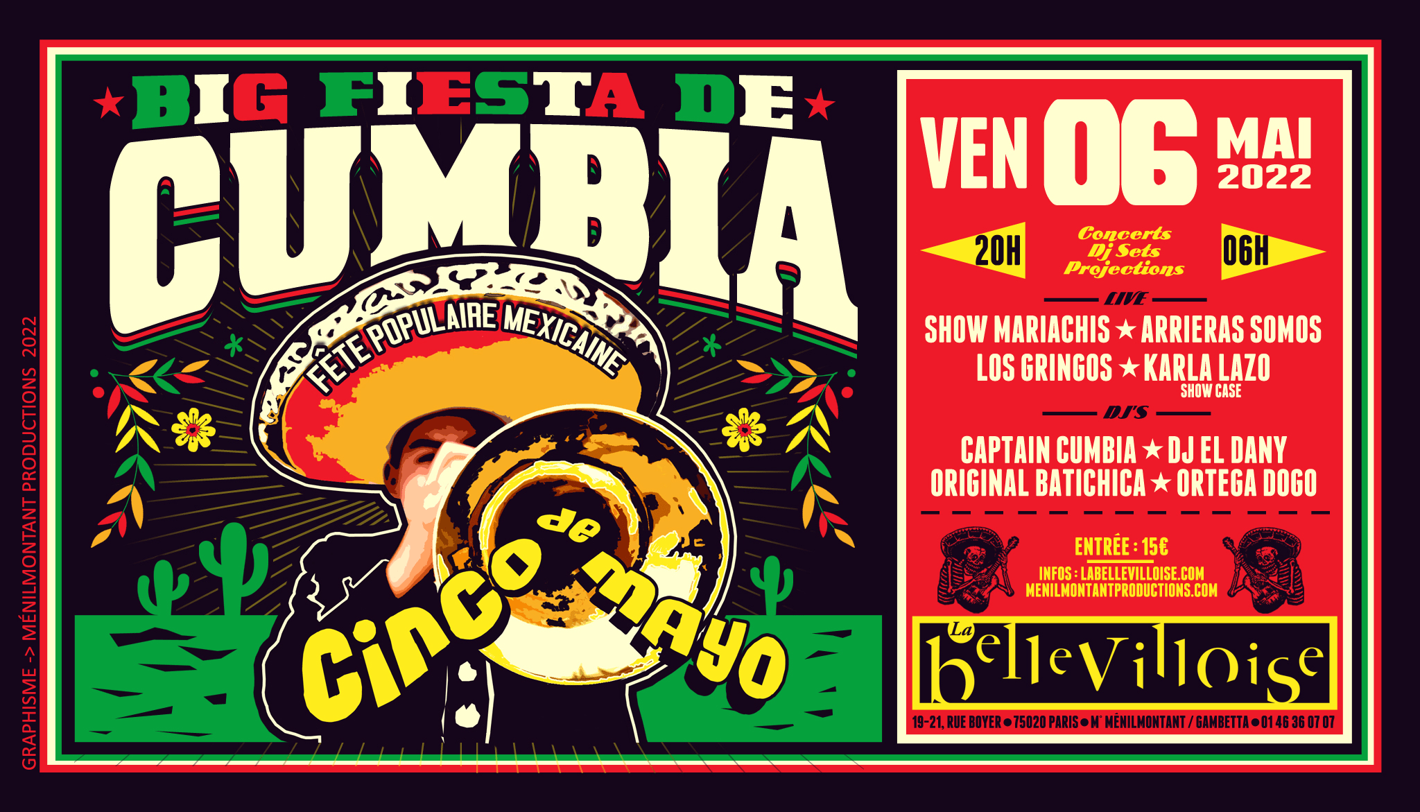 Big Fiesta De Cumbia - Special El Cinco De Mayo | 06.05.22 Cover