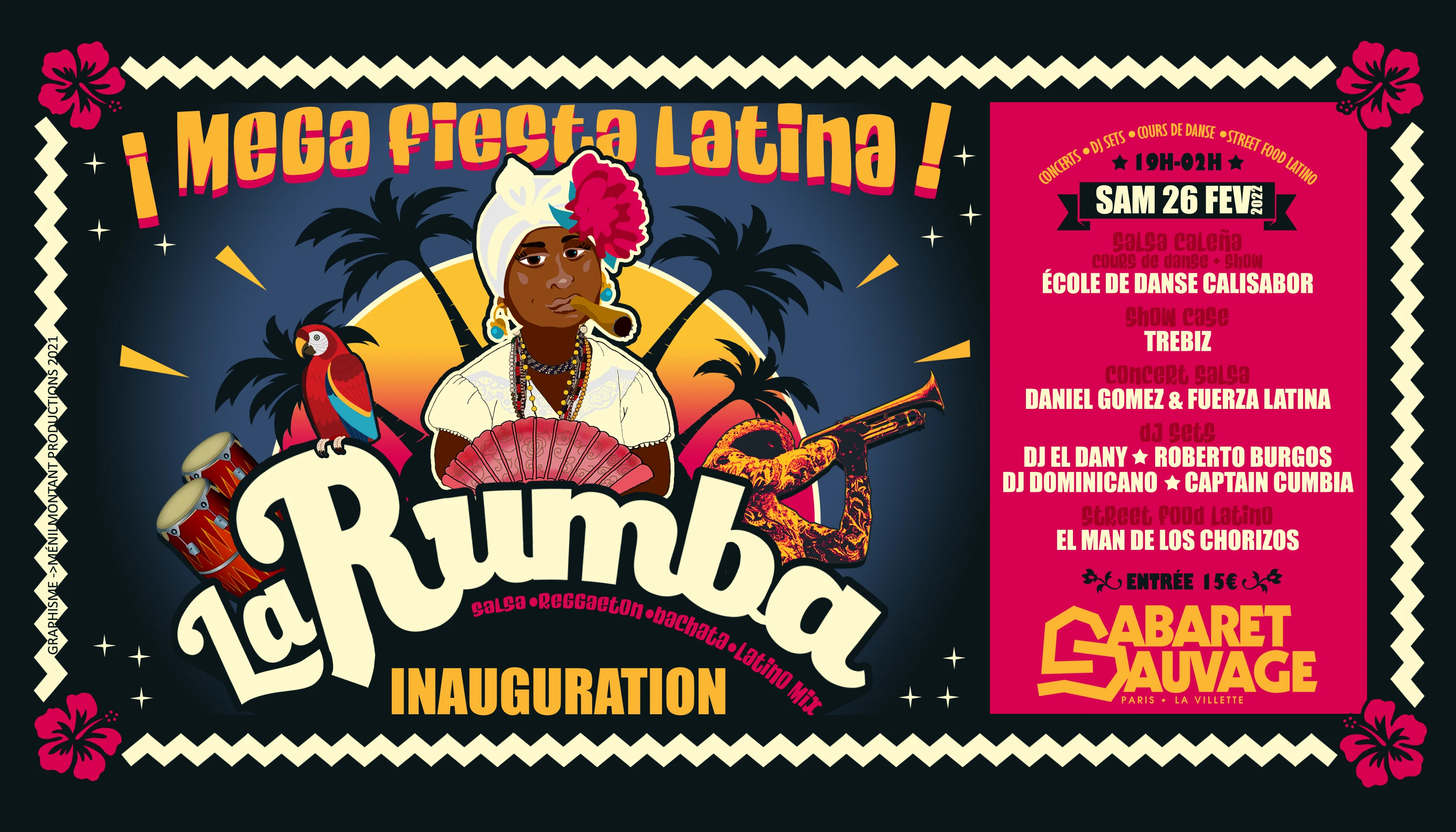 La Rumba ✪ Fiesta Latina @ Cabaret Sauvage Inauguration Cover