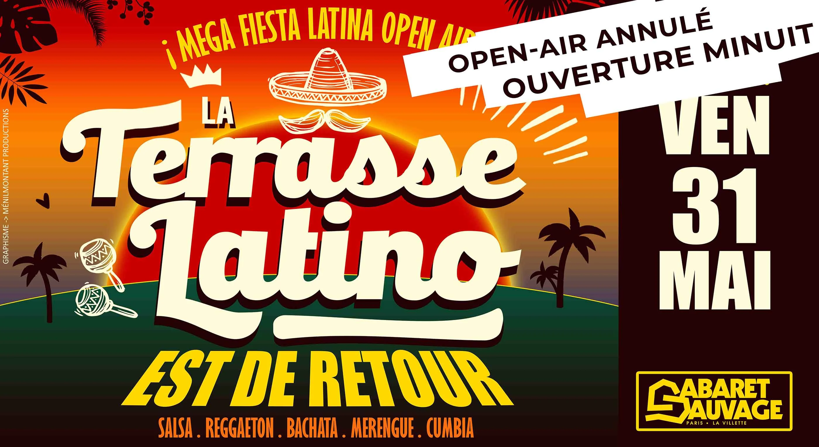 La Terrasse Latino Du Cabaret Sauvage - Opening - 31.05.2024 Cover