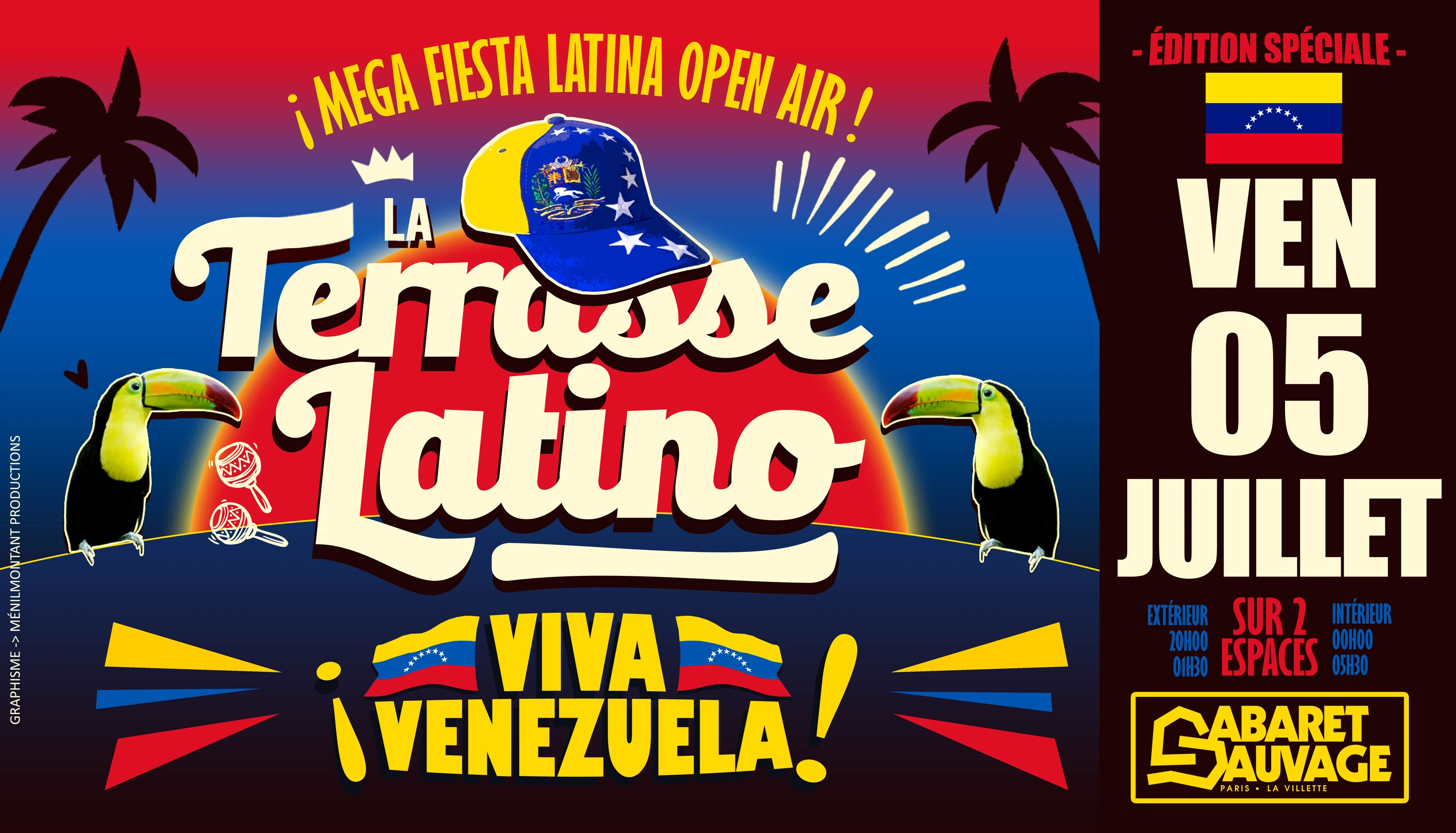 La Terrasse Latino Du Cabaret Sauvage - Viva Venezuela Cover