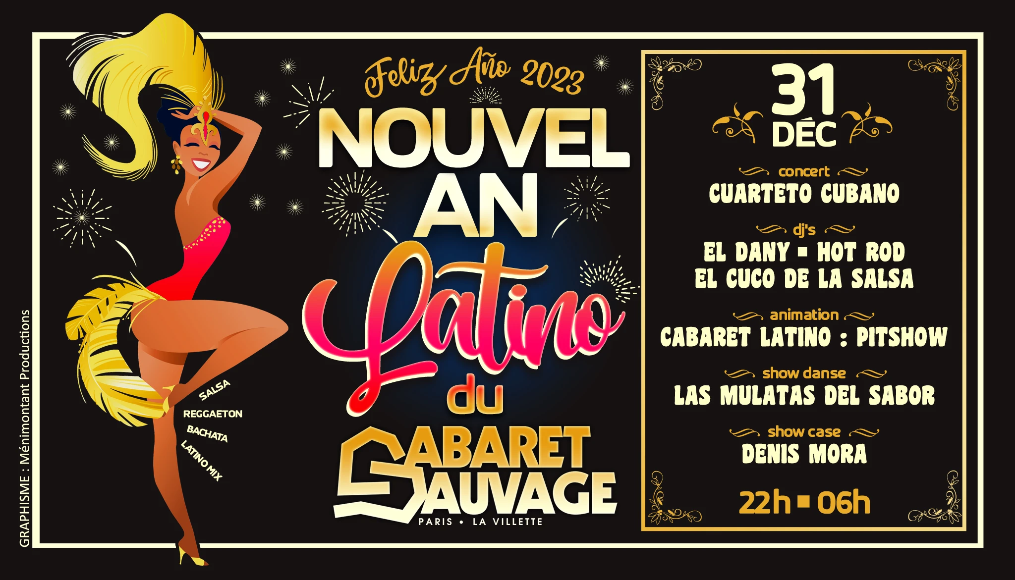 Nouvel An Latino Du Cabaret Sauvage Cover