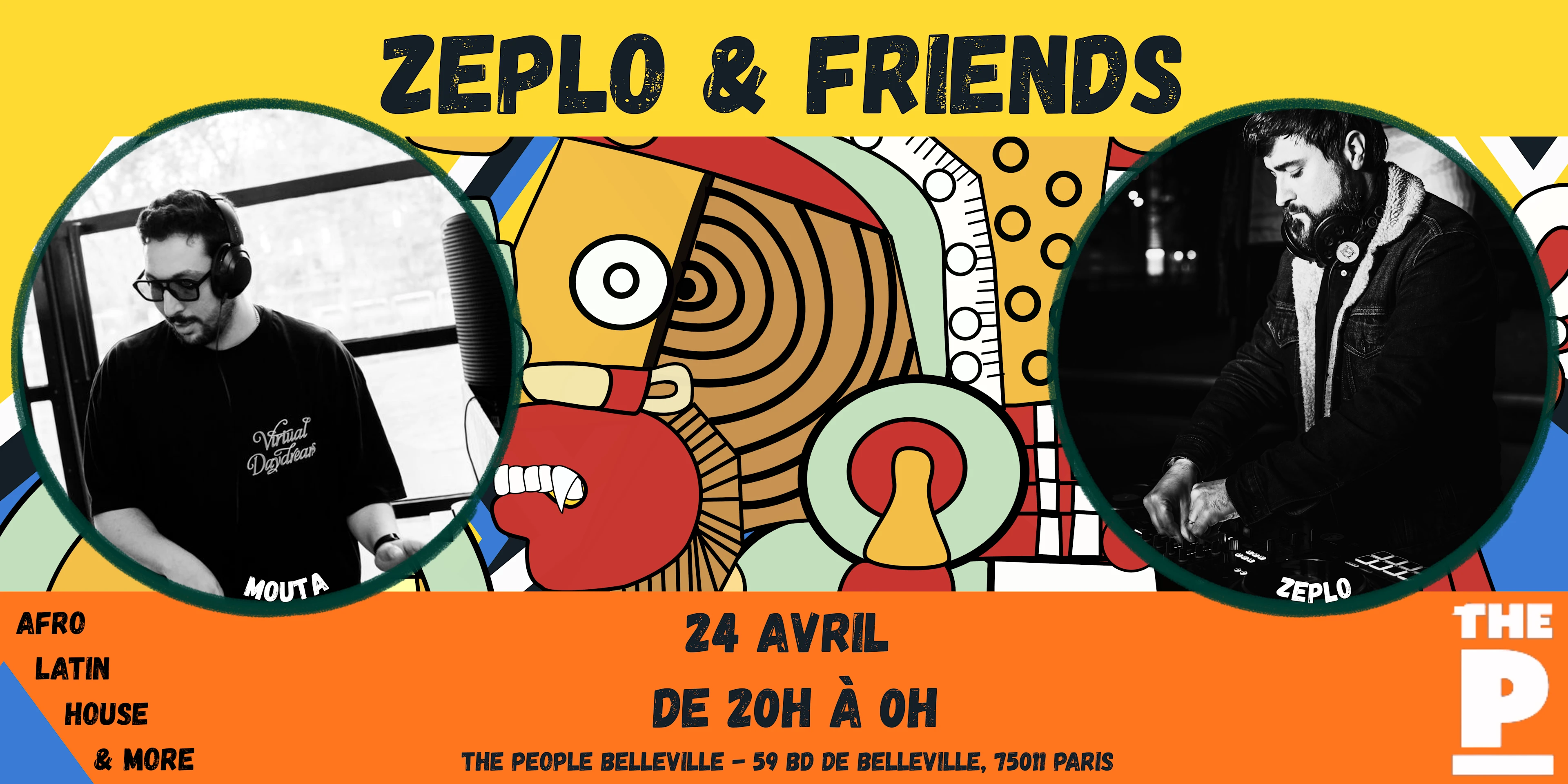 Zeplø Invite Mouta @ The People Belleville Cover