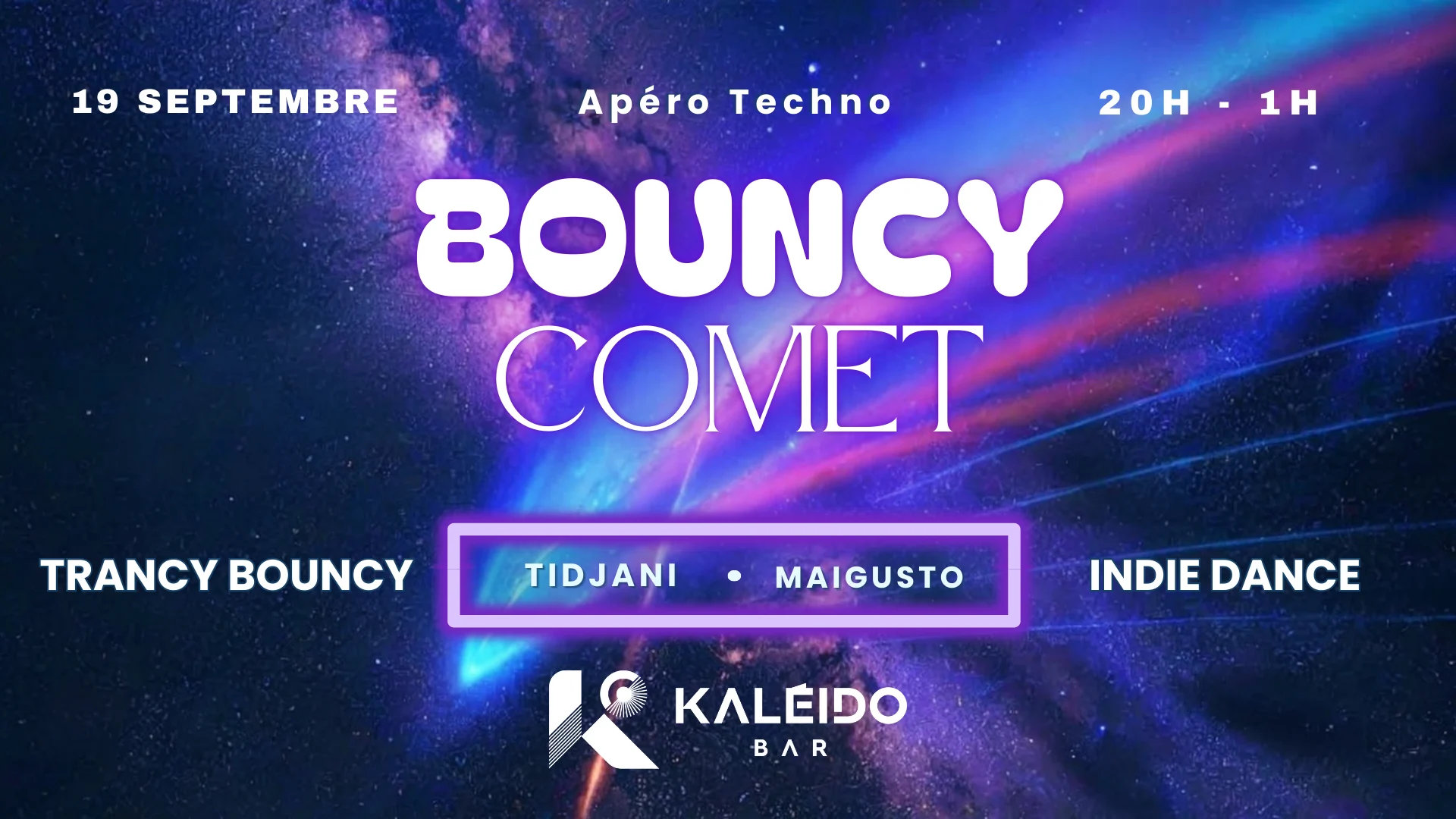 Bouncy Comet – By Nebula Afterwork Intergalactique Cover