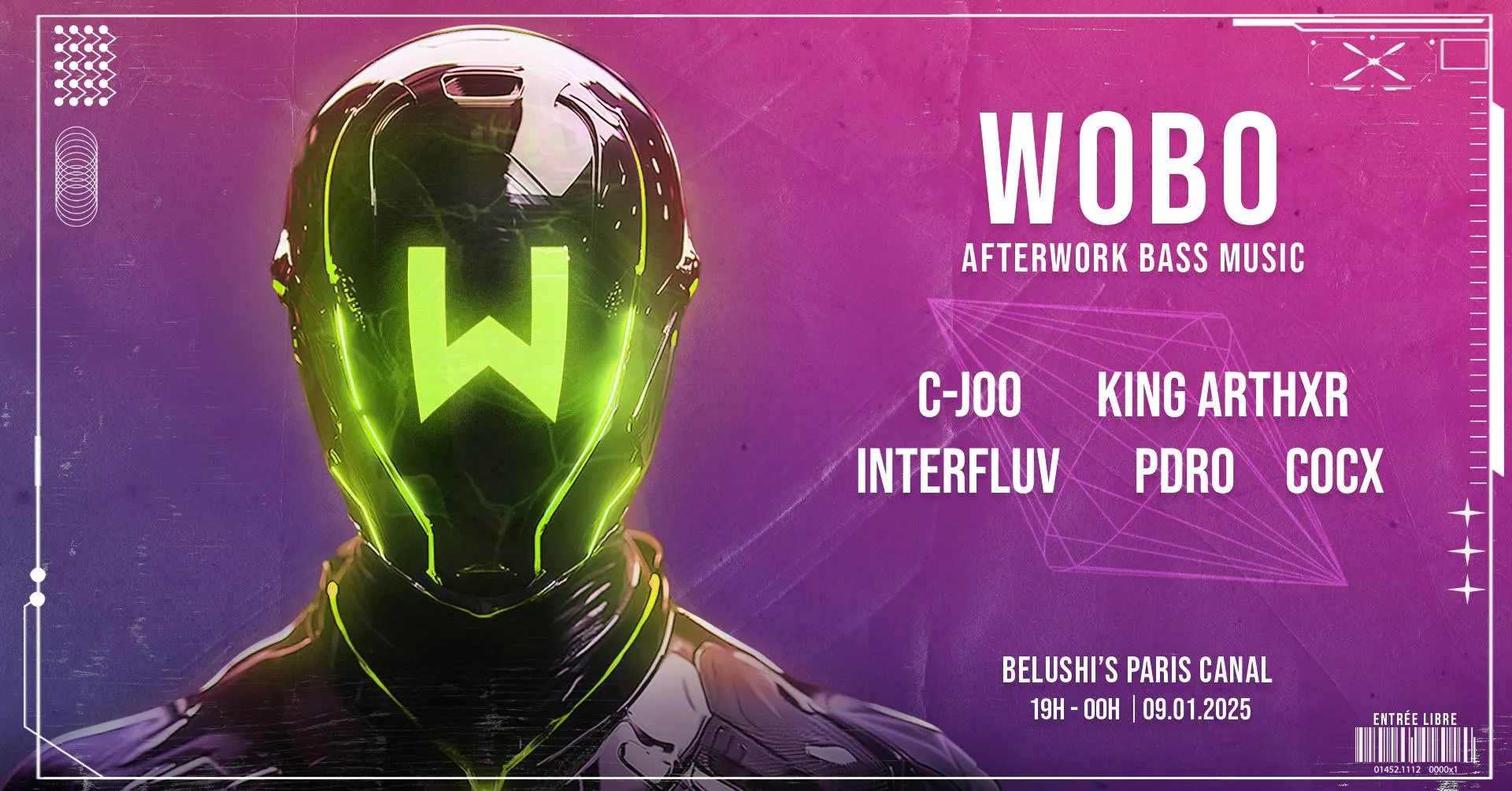 Gratuit - Wobo #31 - Afterwork Bassmusic - Bar Petits Prix Cover