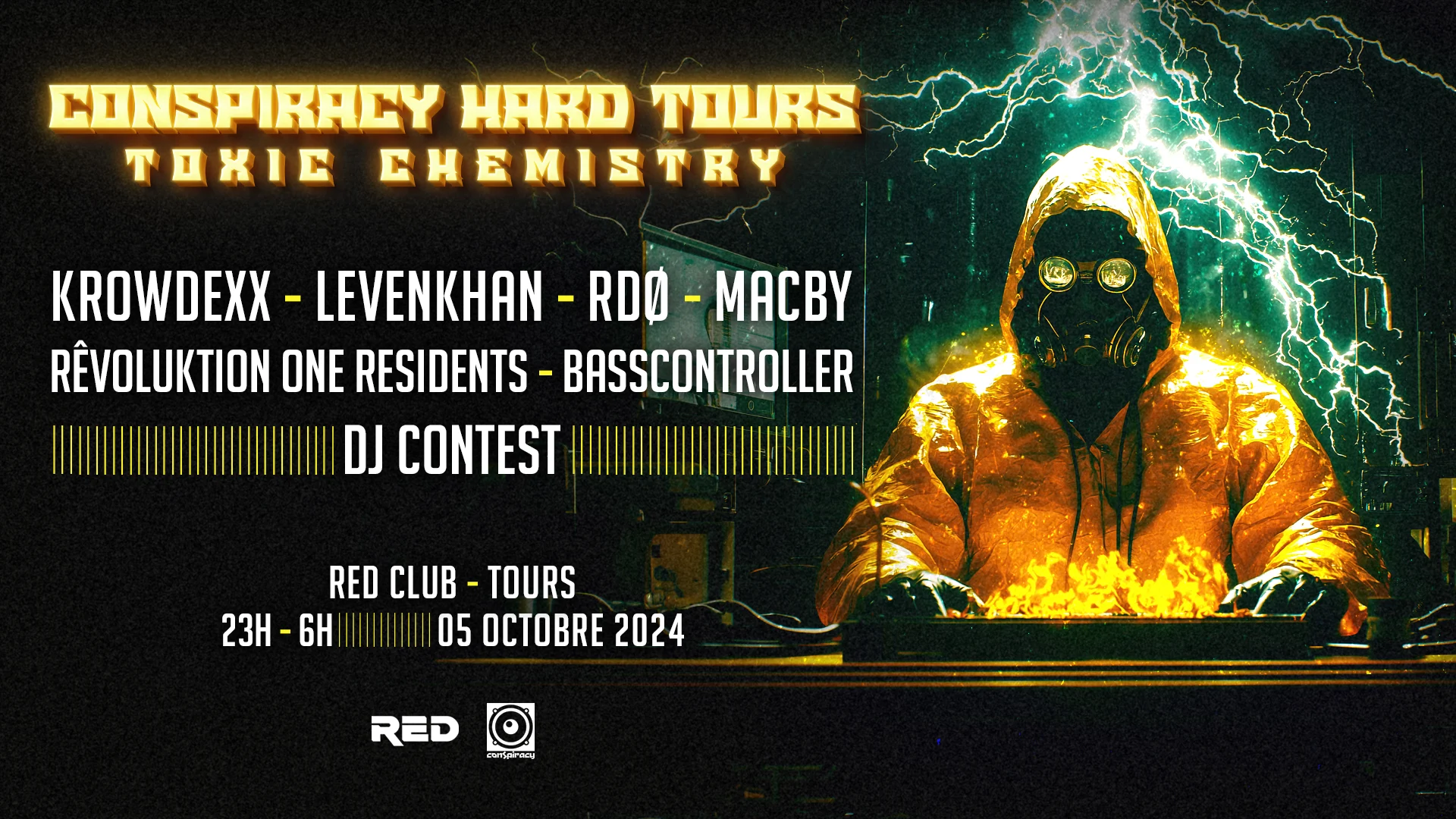Conspiracy Hard Tours - Toxic Chemistry Cover