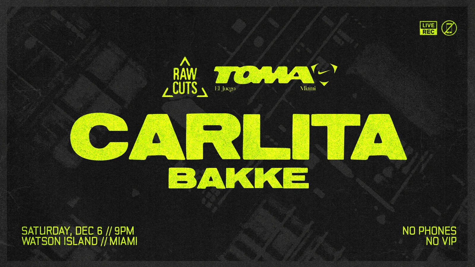 Raw Cuts X Nike Toma: Carlita Pop Up Cover