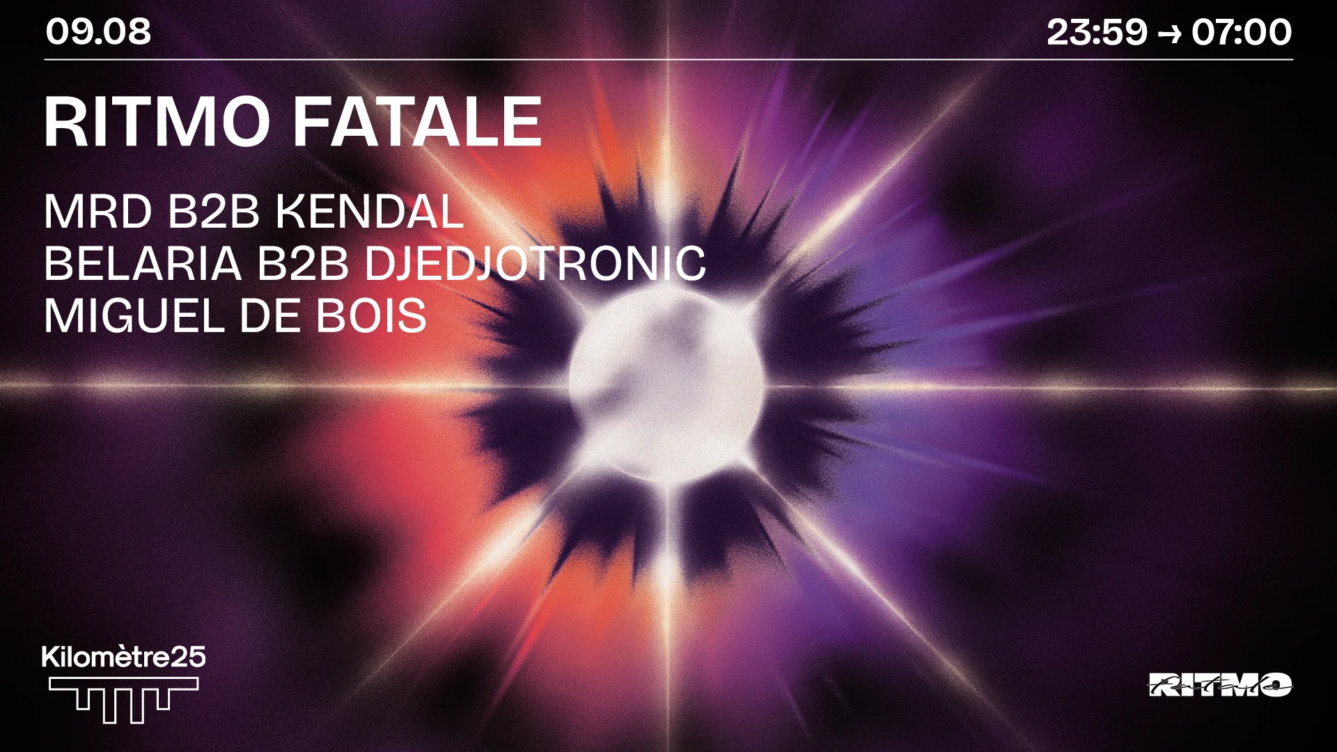 Ritmo Fatale X Km25 : Mrd B2b Kendal, Djedjotronic & More Cover