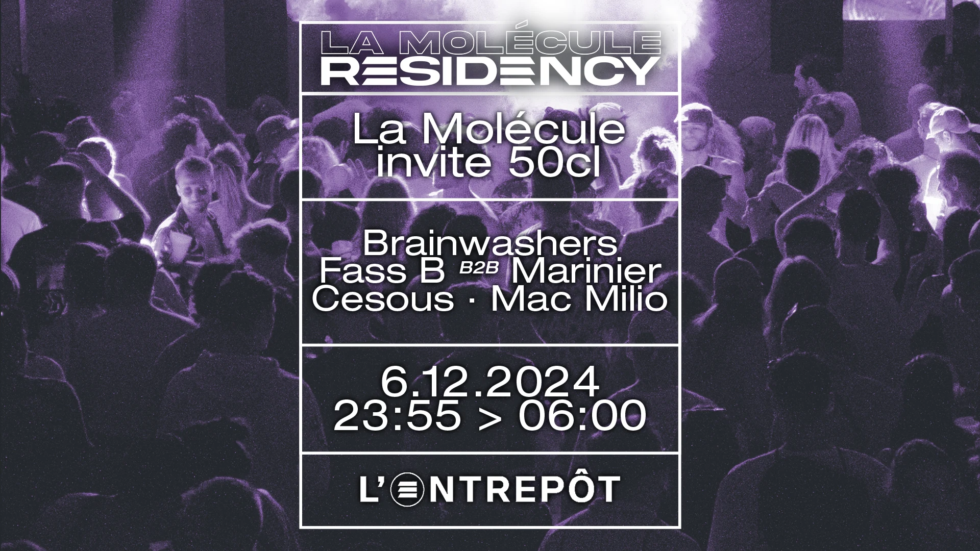 La Molécule Residency - Invite 50cl Cover