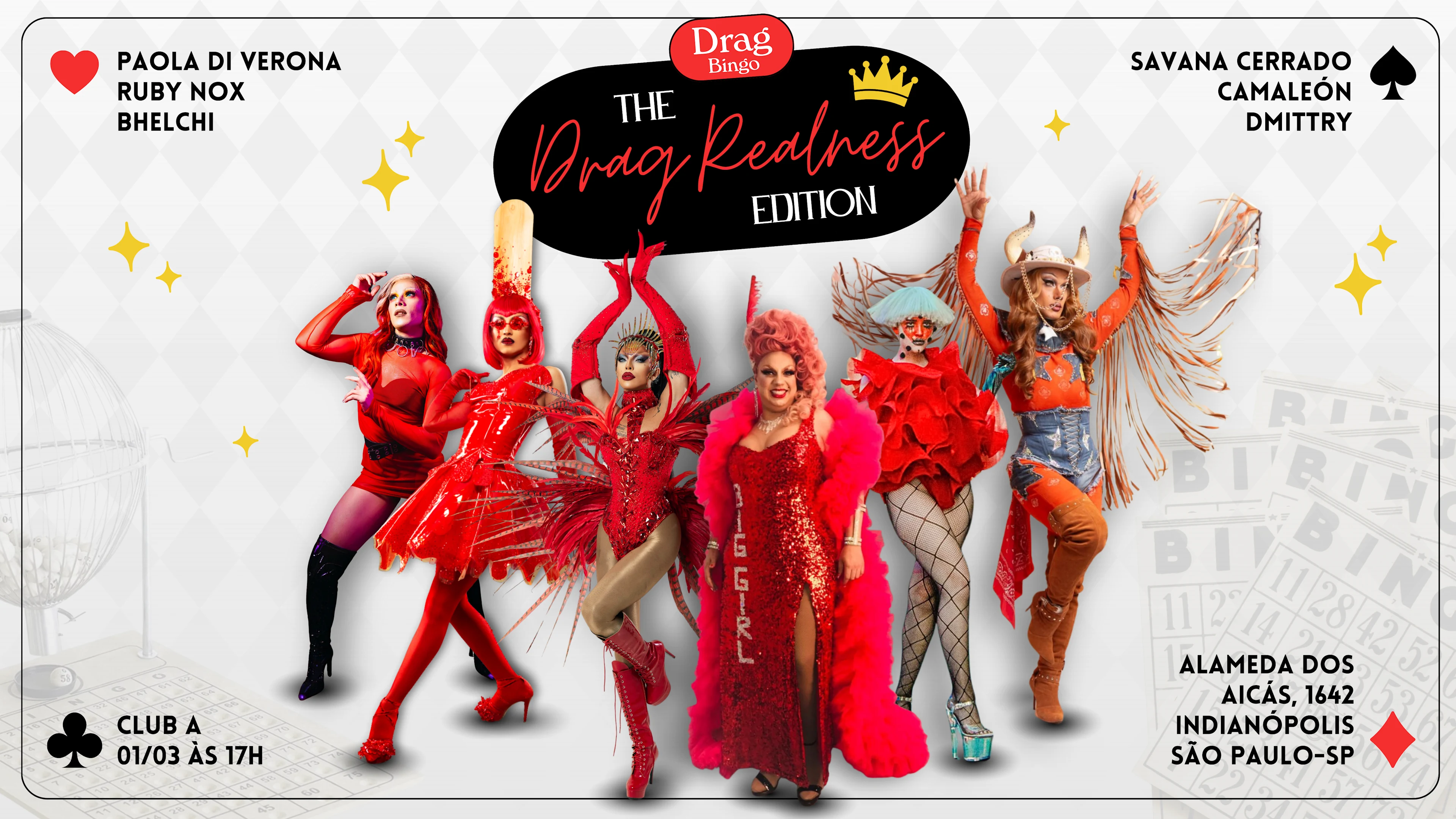 Drag Bingo - 01/03 | The Drag Realness Edition Cover
