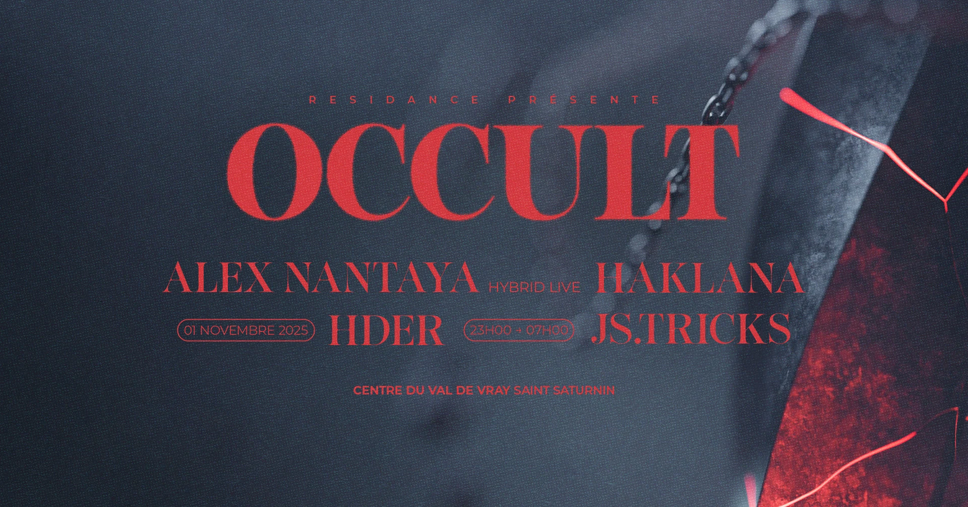 Residance Présente Occult Cover