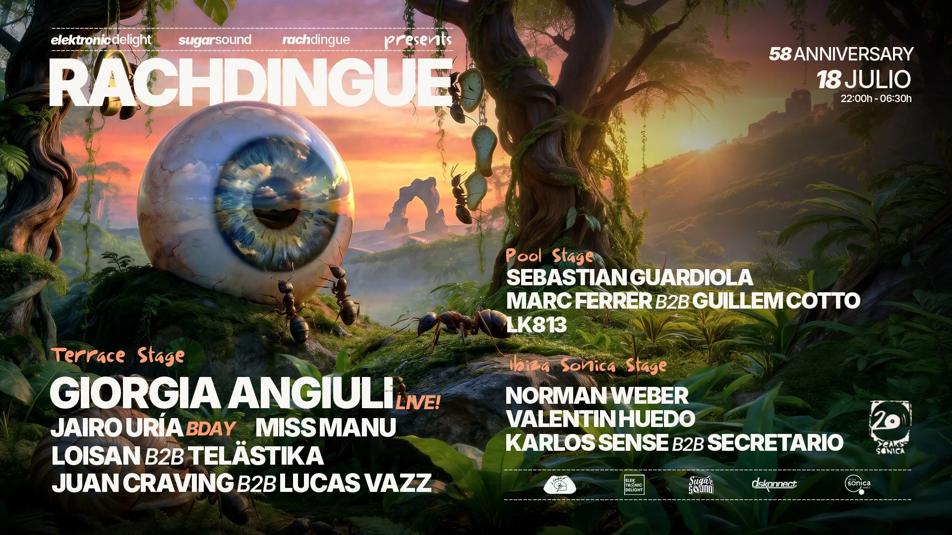 Rachdingue 58 Anniversary Cover